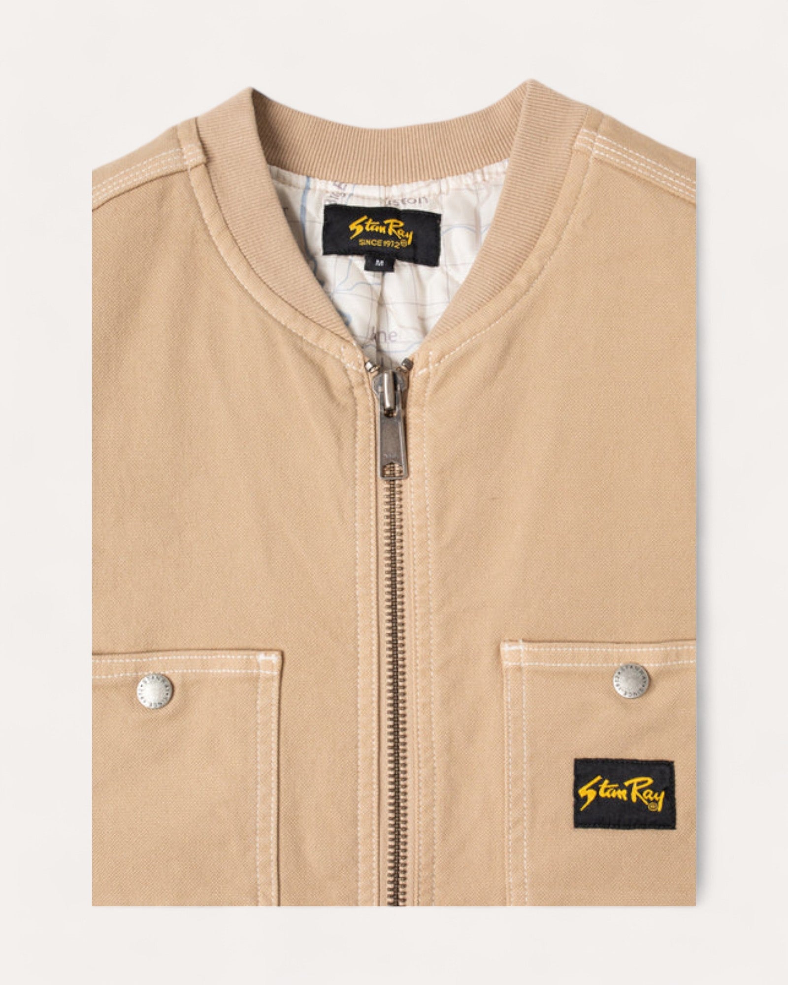 Pork Chop Vest Antique Kaki Duck