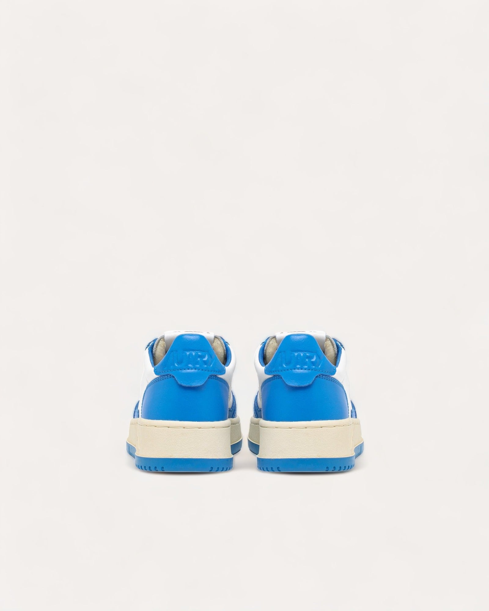 Autry Medalist Low Cuir Bicolore Bleu