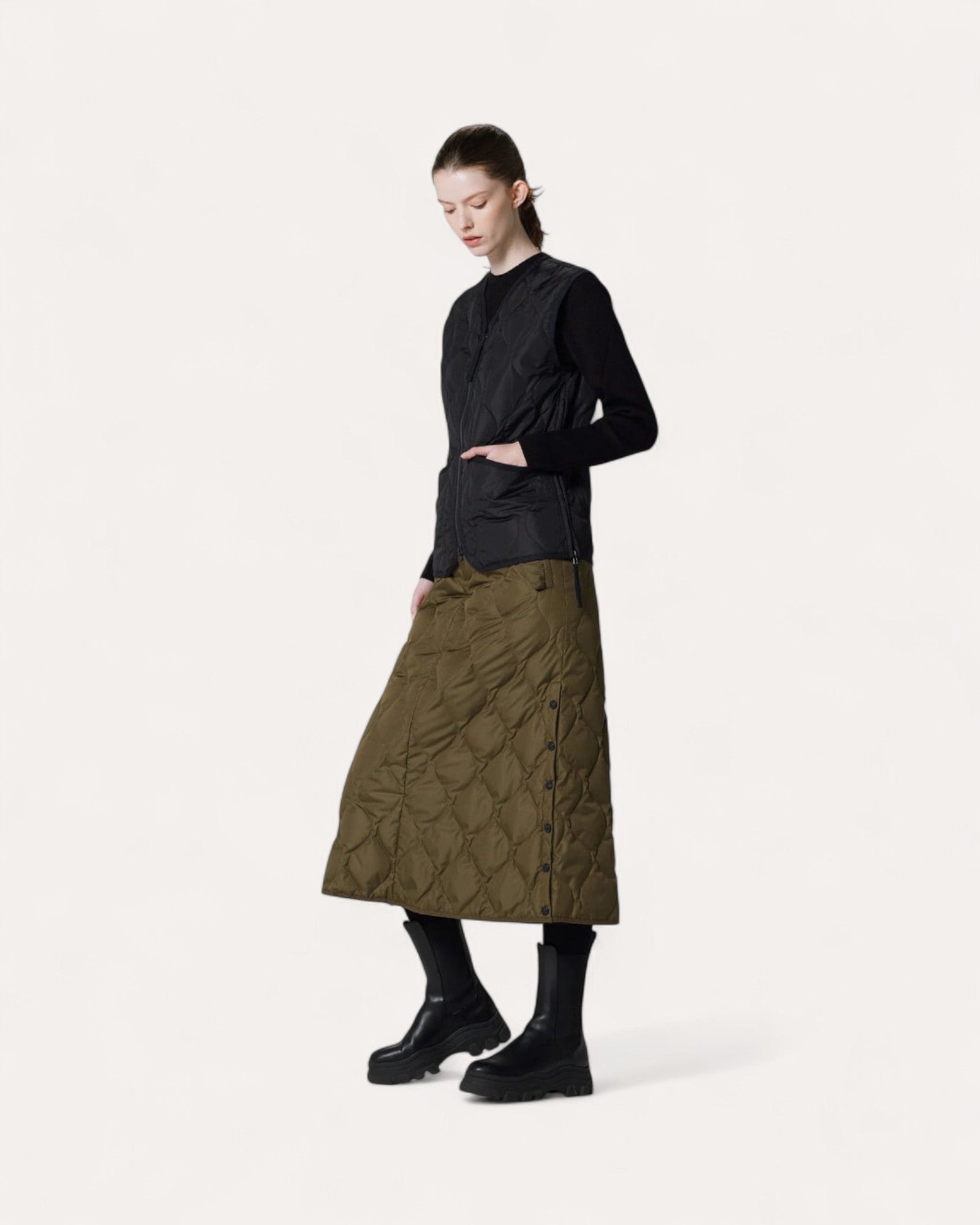 Gilet Militaire Col V | TAION