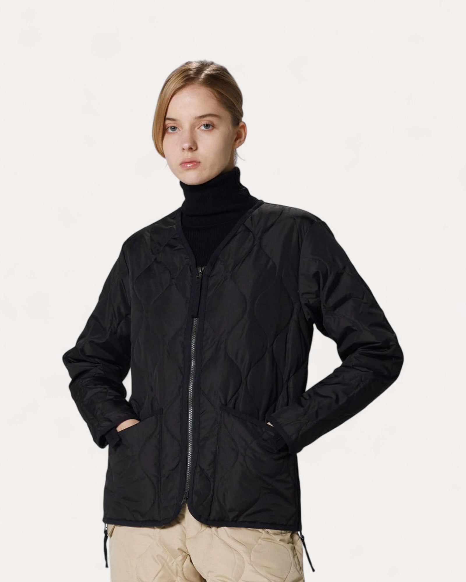 Veste manches longues col V | TAION