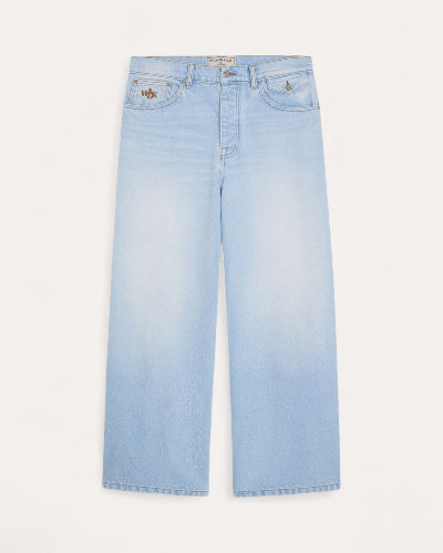Pantalon Baggy Denim Clair | Walk In Paris