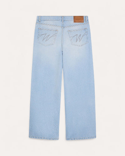 Pantalon Baggy Denim Clair | Walk In Paris