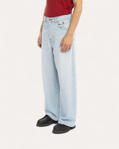 Pantalon Baggy Denim Clair | Walk In Paris