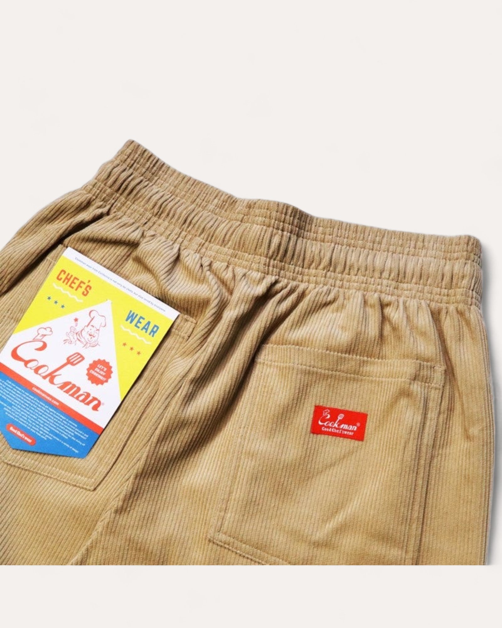 Chef Pants Velvet Beige