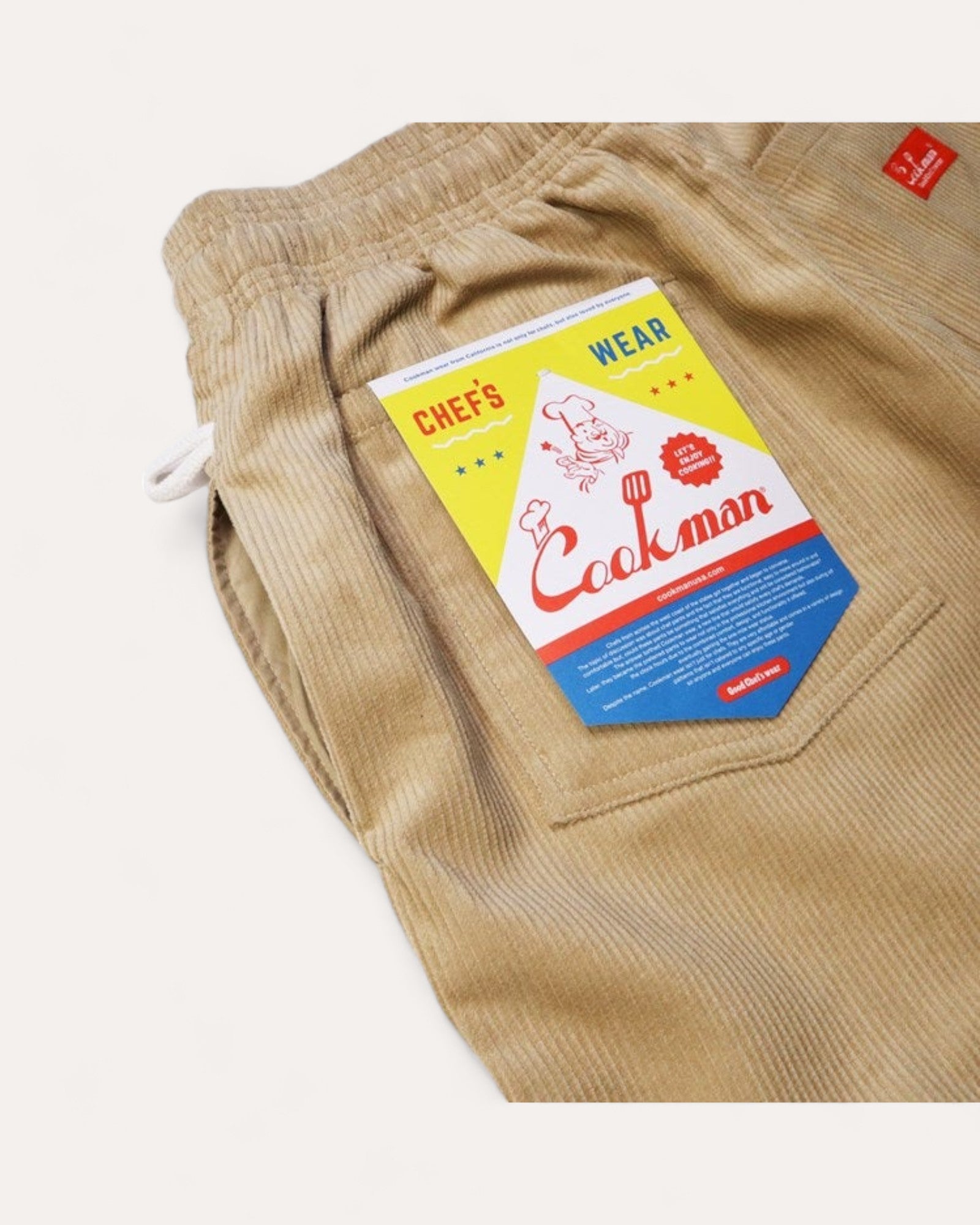 Chef Pants Velours Beige