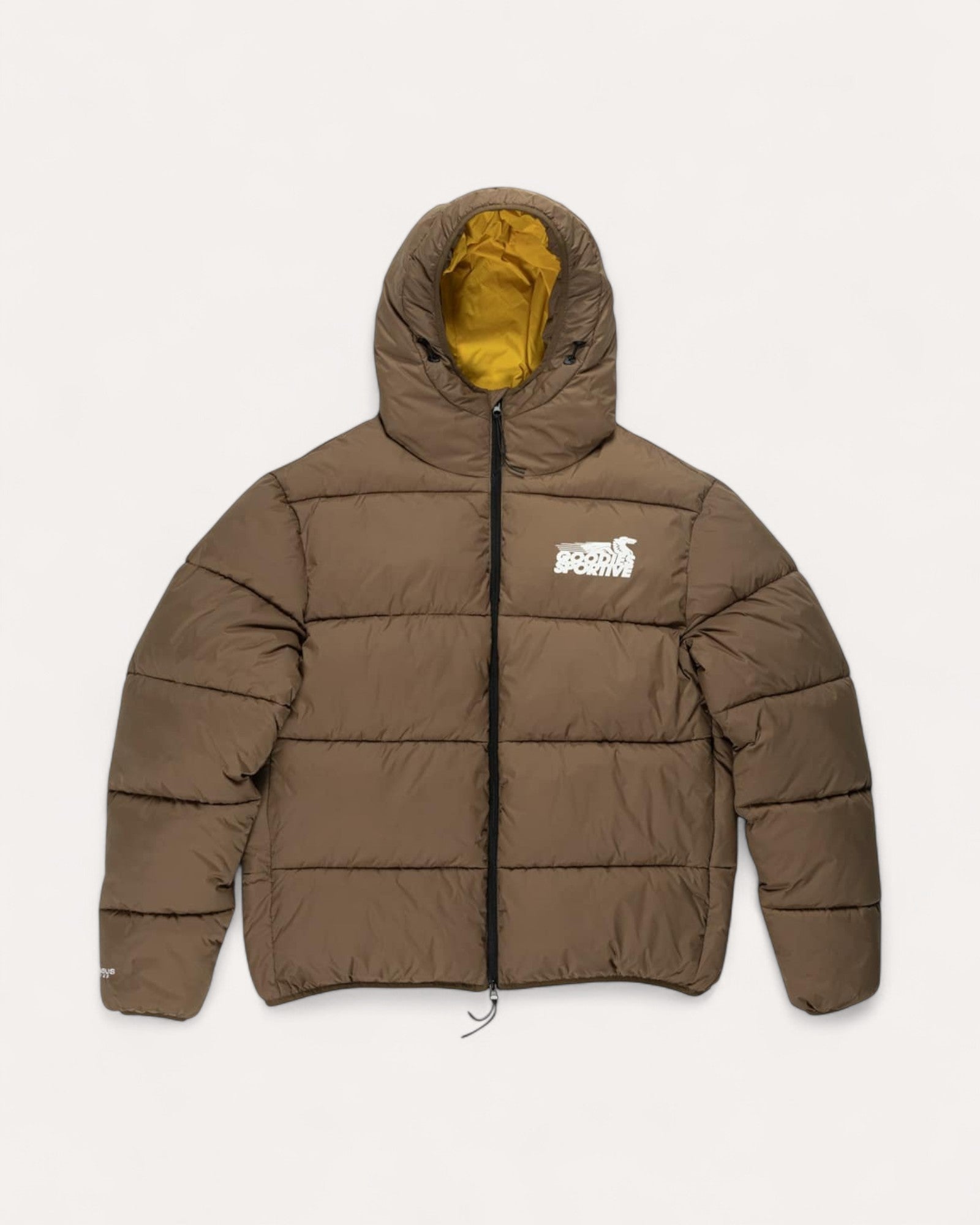 Goodies Sporty Puffer Jacket Chocolate