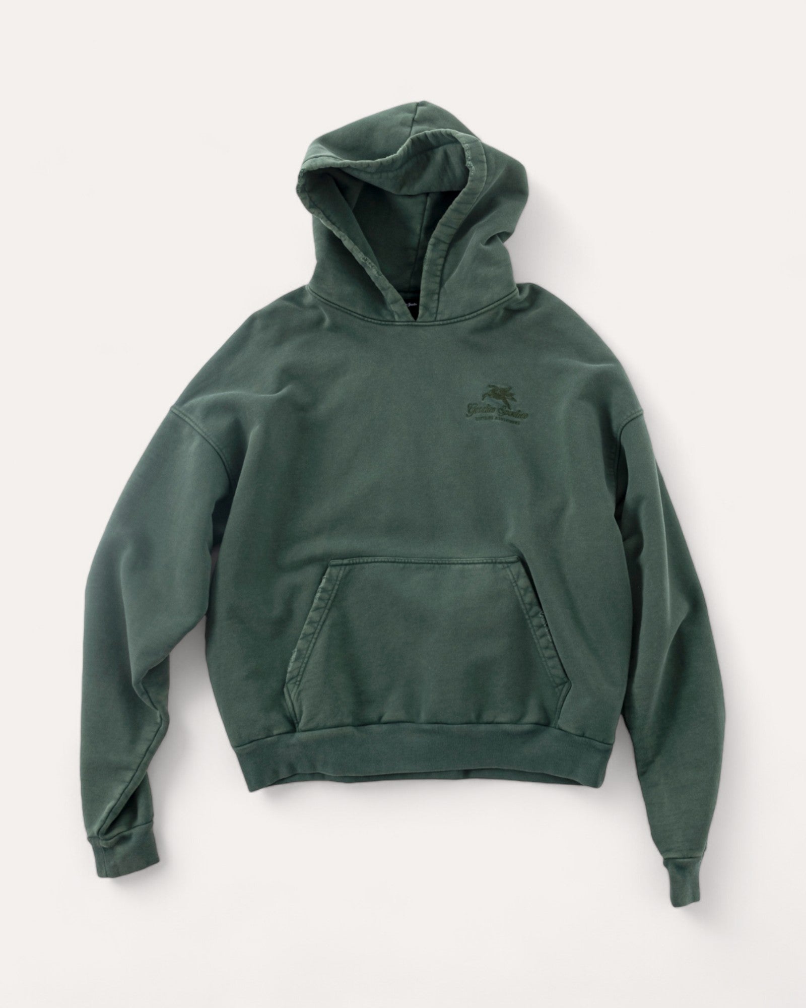 Premium Boxy Green Hoodie