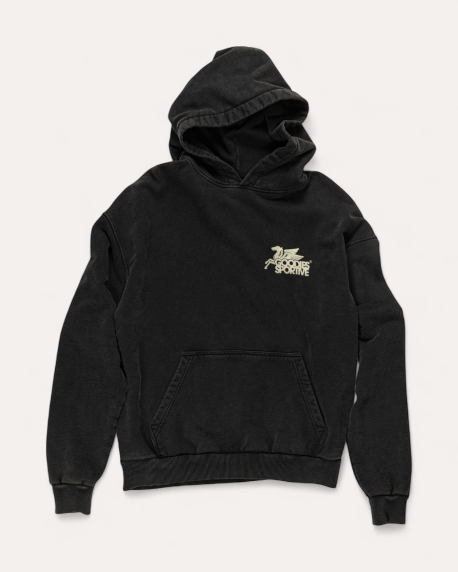 Hoodie Black Pegasus