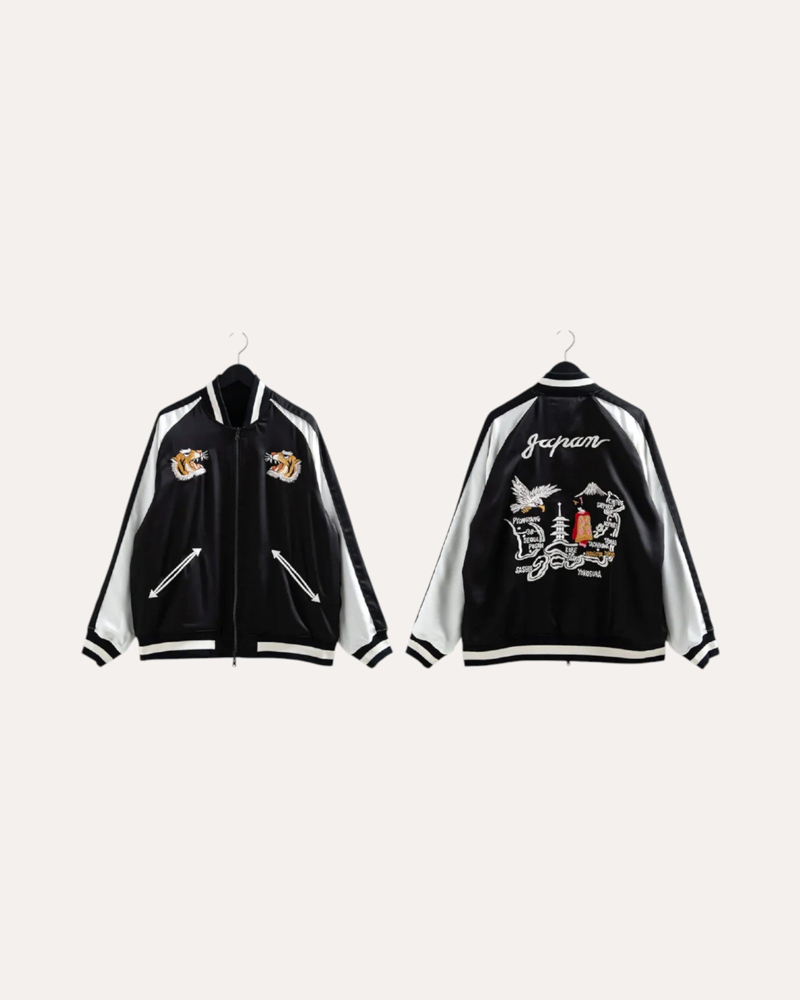 Veste Sukajan Réversible Taion - Style Japonais