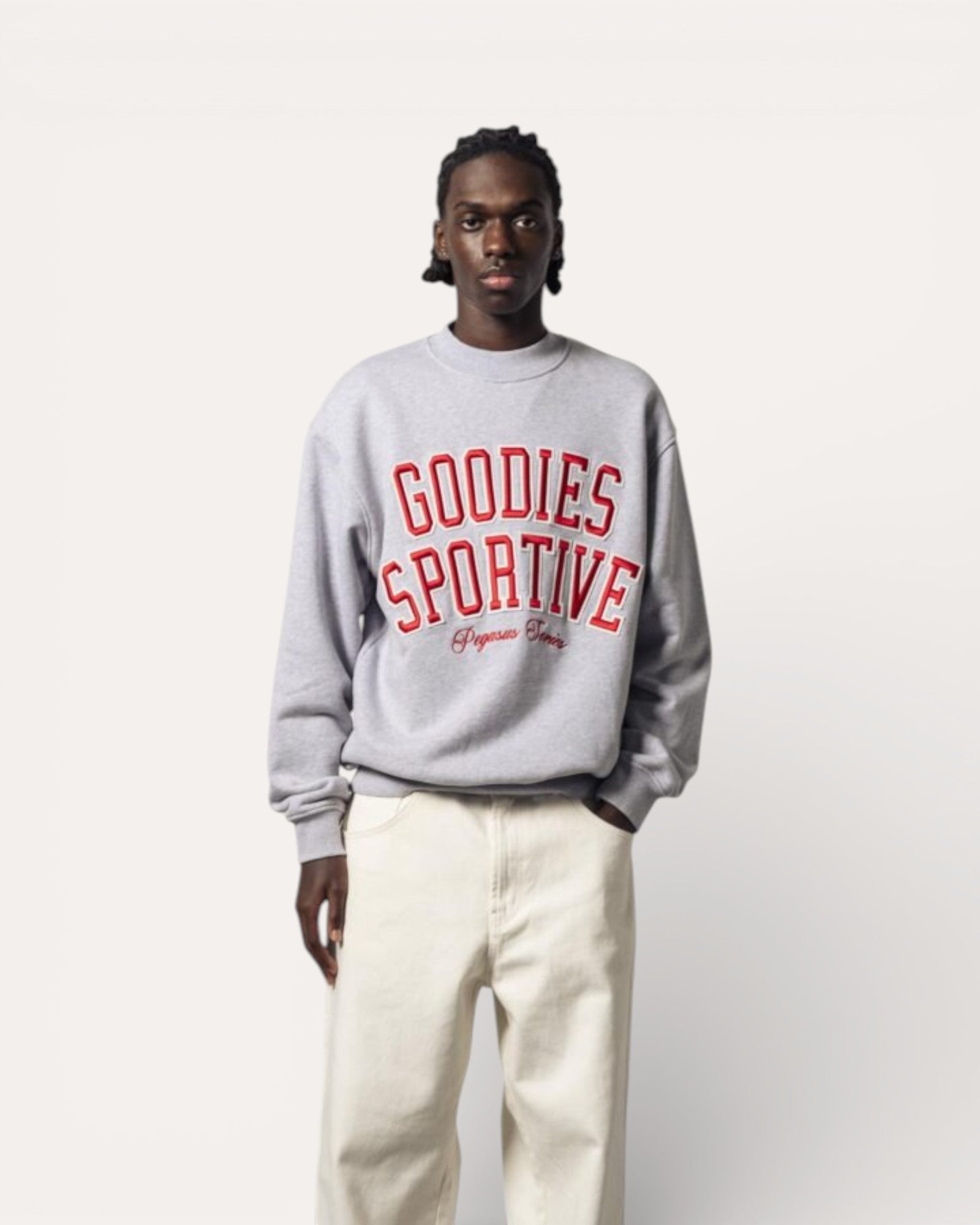 Goodies Sportive - Baseball Grey Crewneck