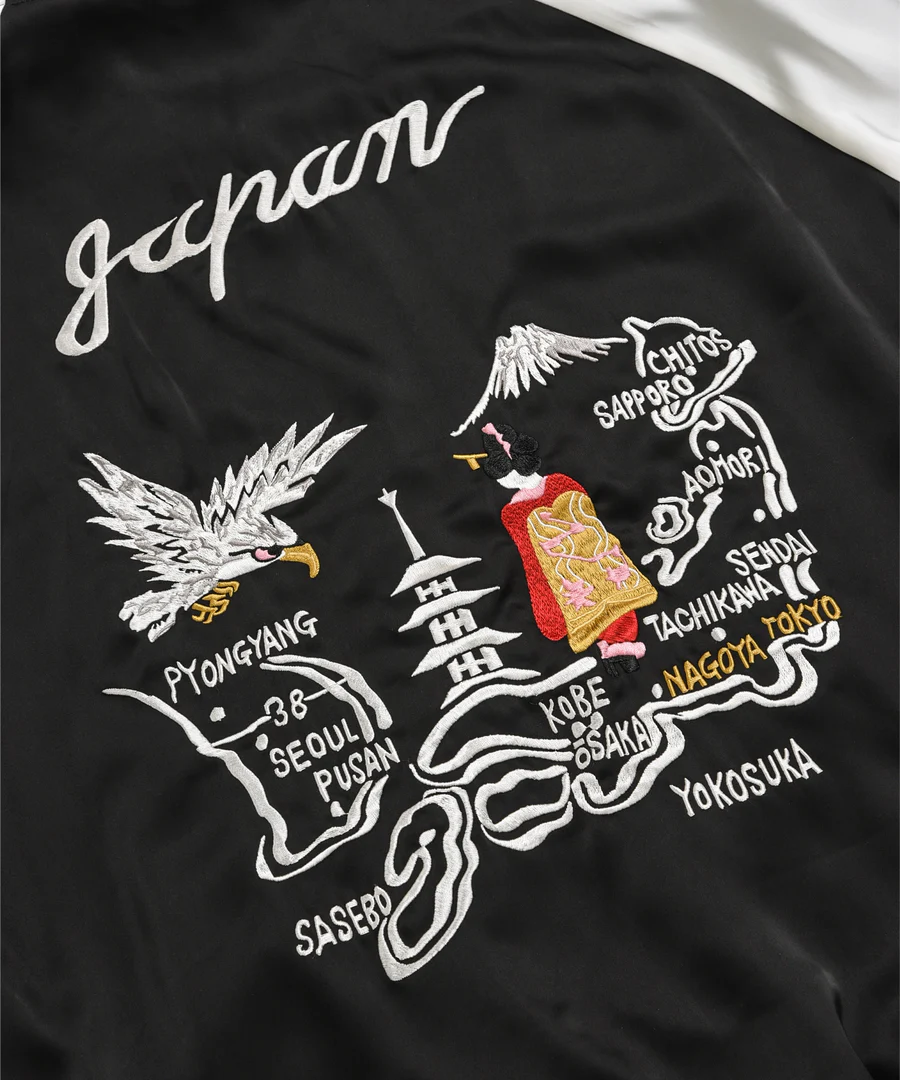 Veste Sukajan Réversible Taion - Style Japonais
