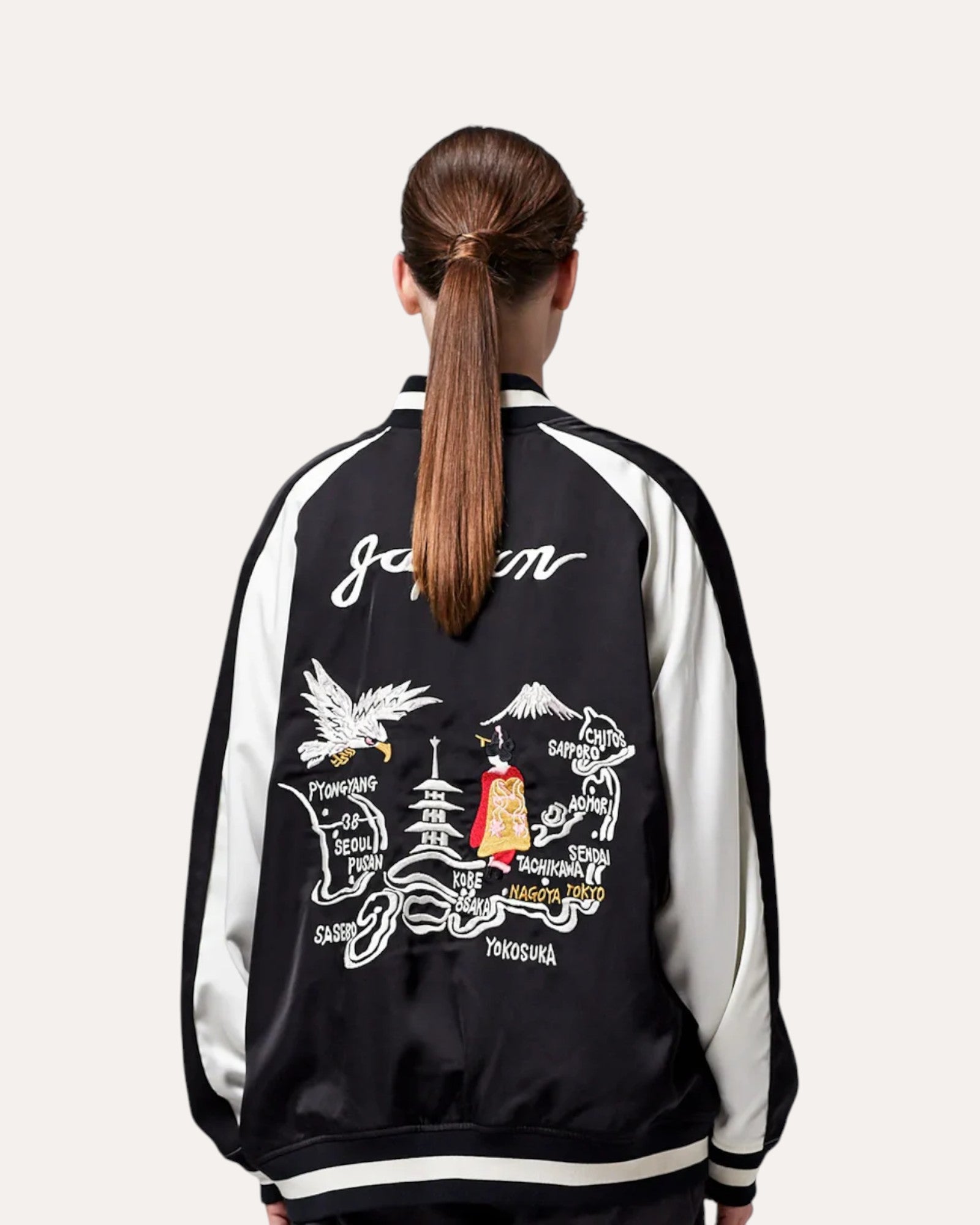 Veste Sukajan Réversible Taion - Style Japonais