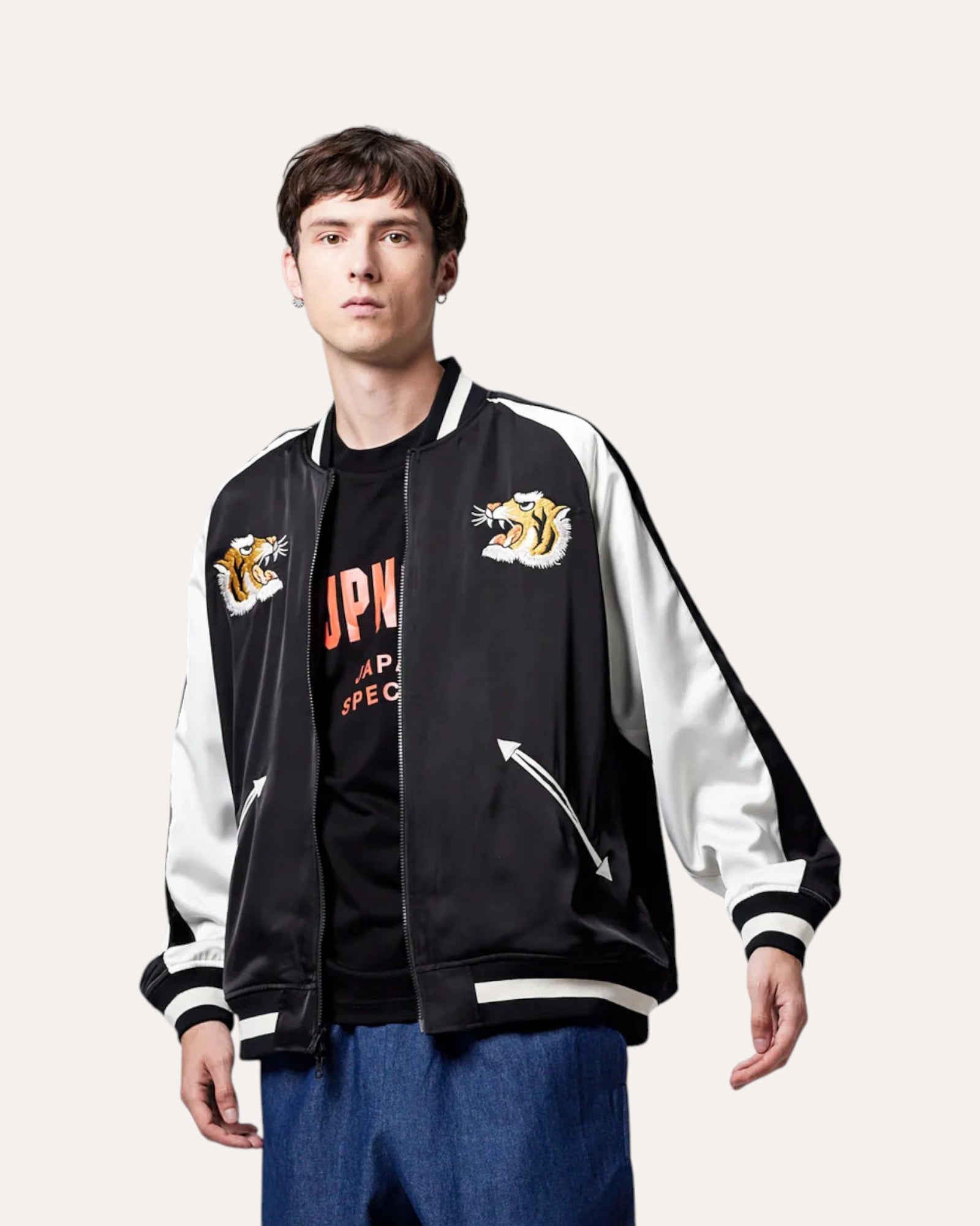 Veste Sukajan Réversible Taion - Style Japonais