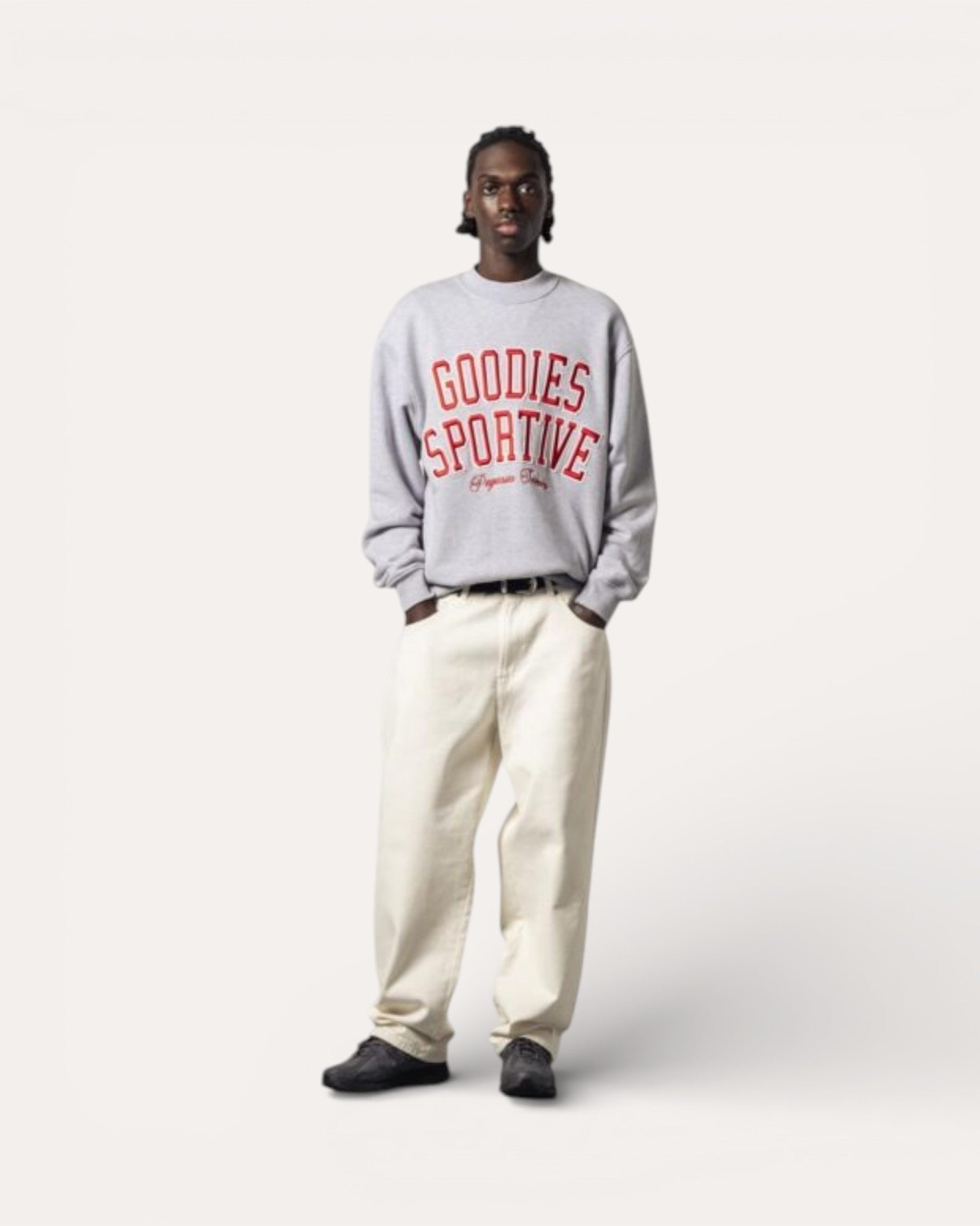 Goodies Sportive - Baseball Grey Crewneck