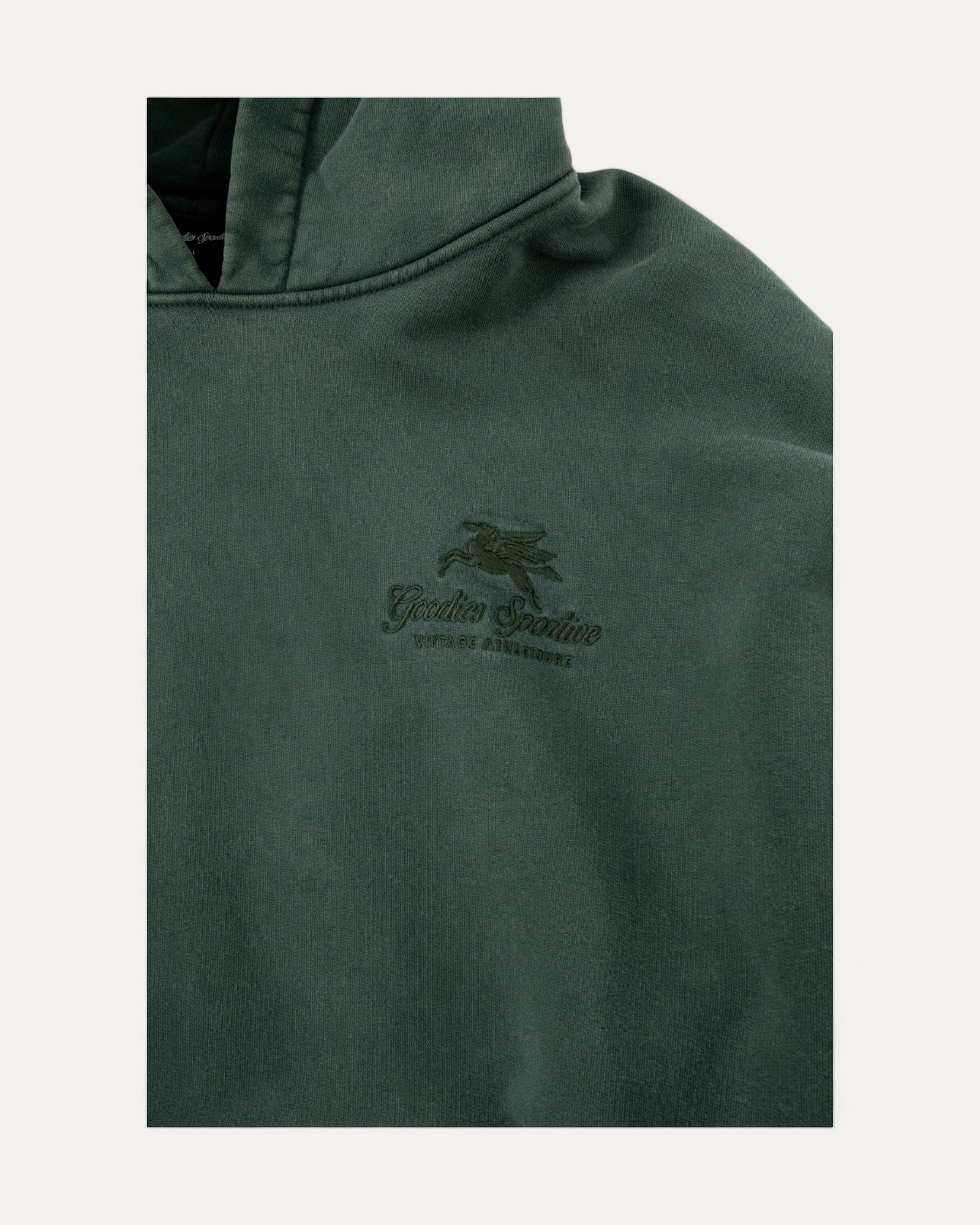 Premium Boxy Green Hoodie