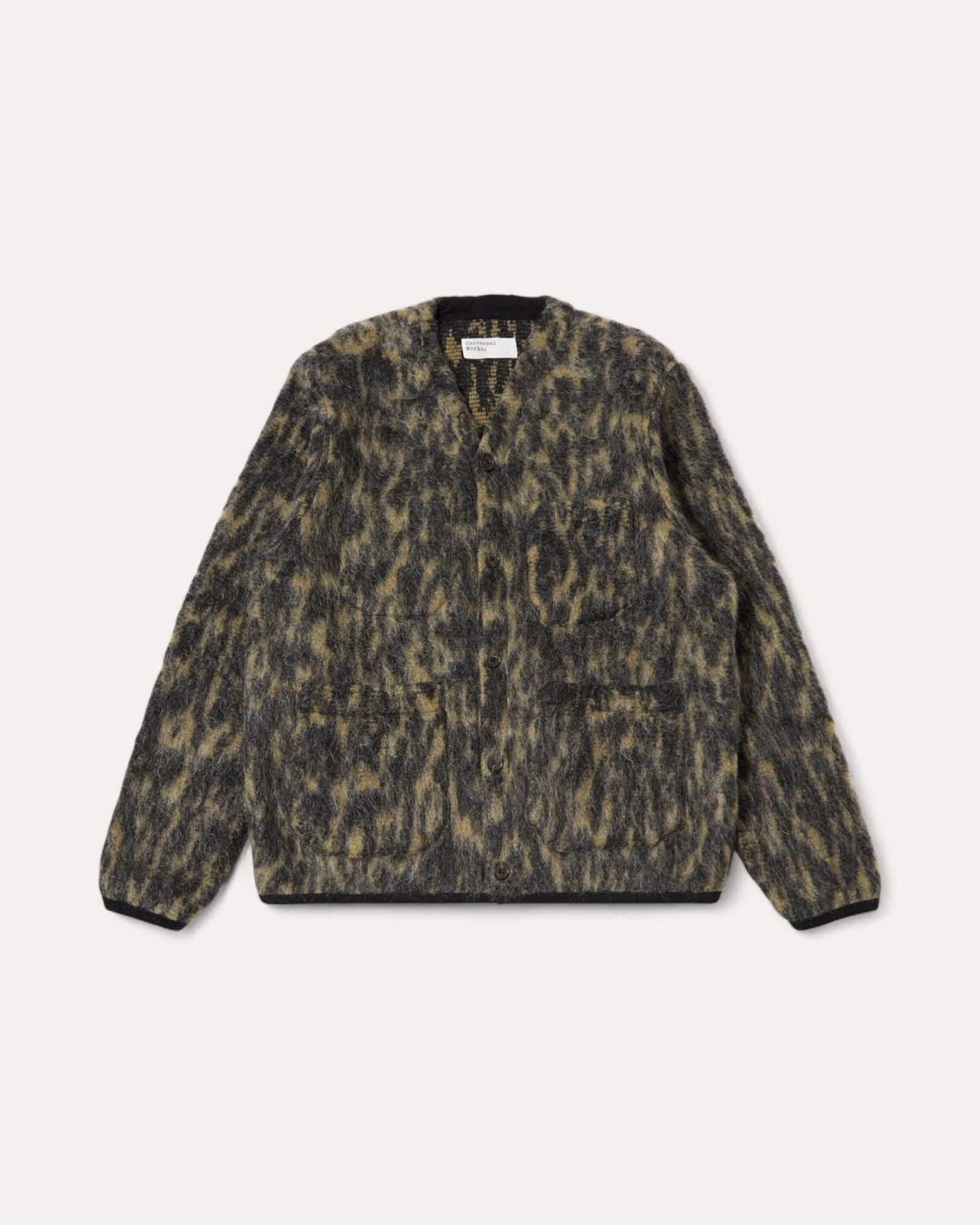 Cardigan Charcoal Dolce Fleece