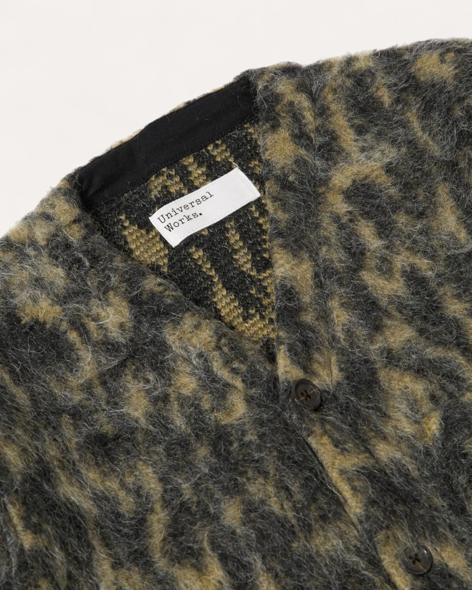 Cardigan Charcoal Dolce Fleece