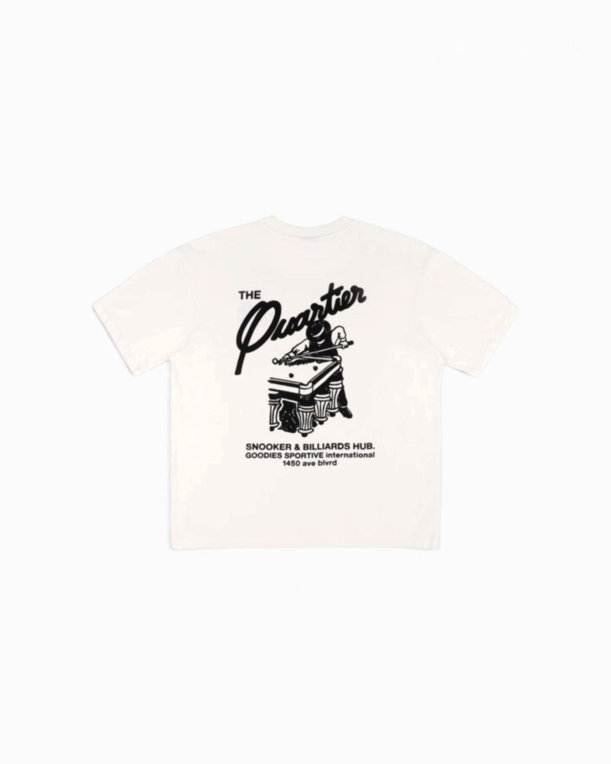 Goodies sportive - Snooker white tee