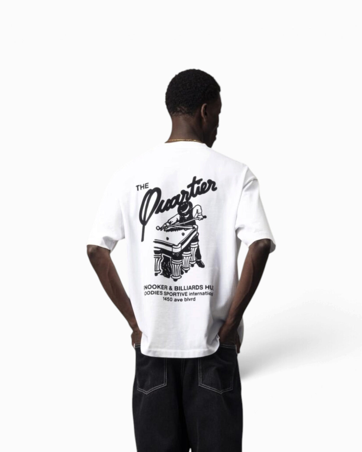 Goodies sportive - Snooker white tee