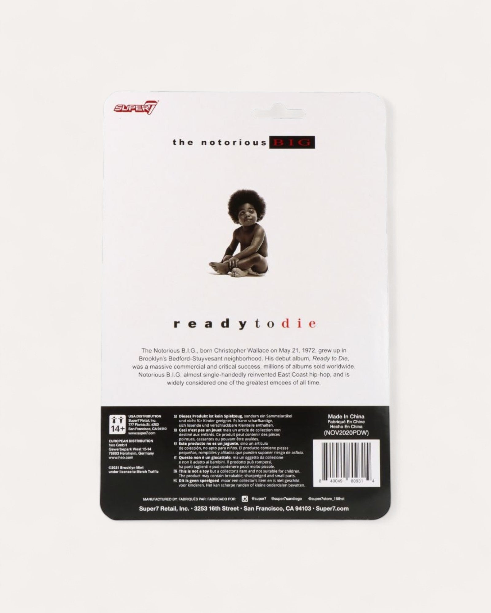 Artoyz Notorious B.I.G - ReAction figure