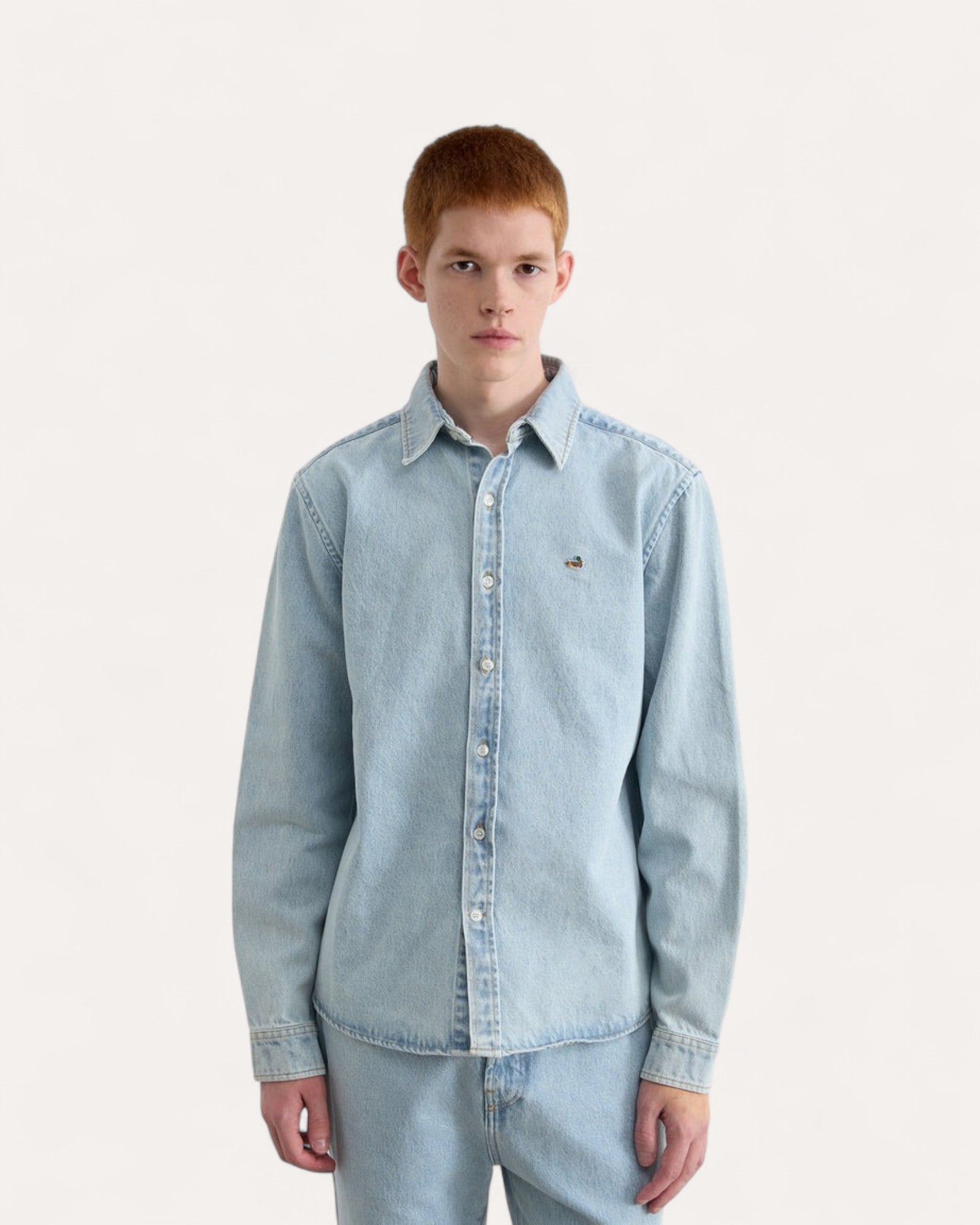 Chemise Edmmond Duck Patch Denim