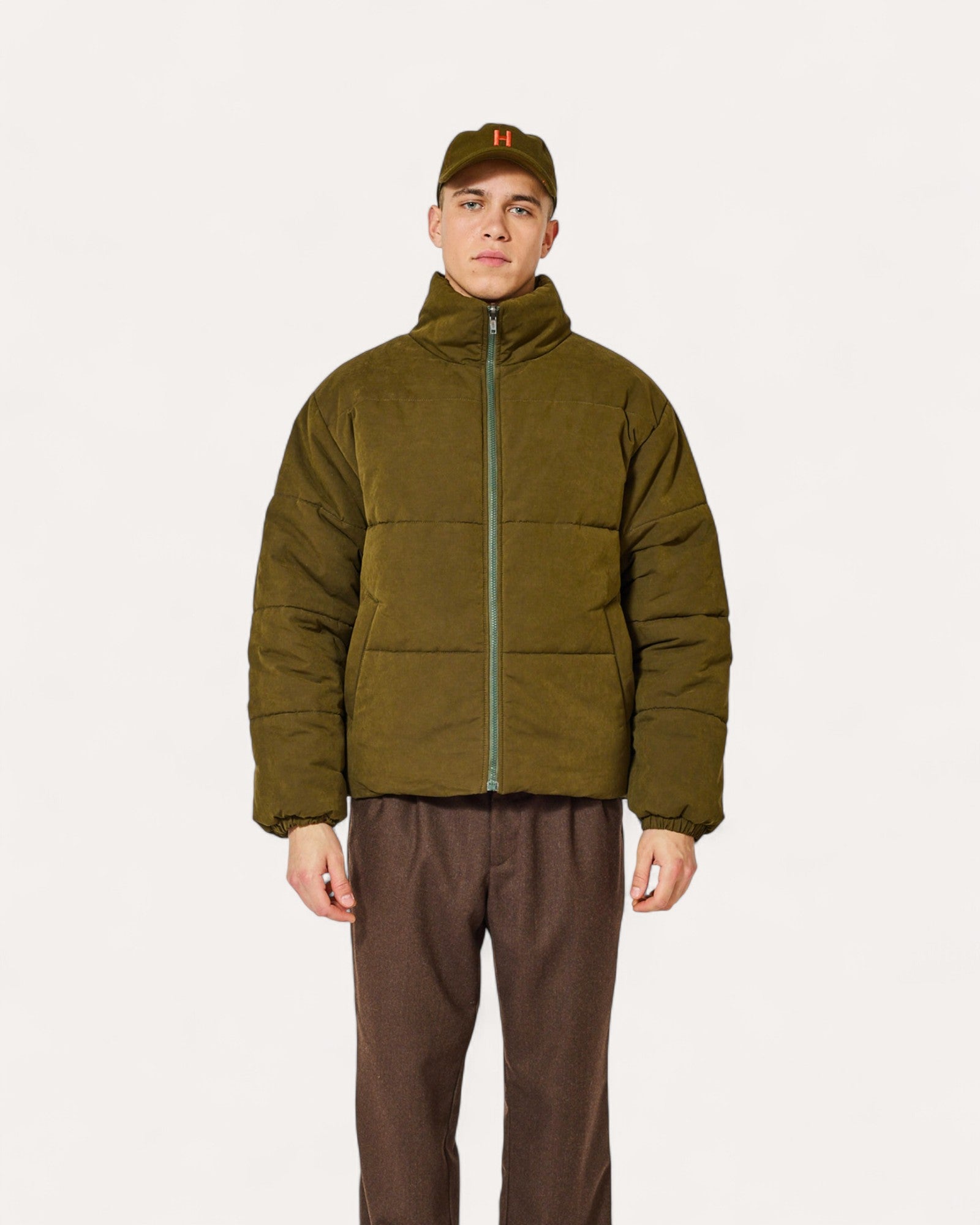 Manteau HOMECORE Tobias Peach Khaki