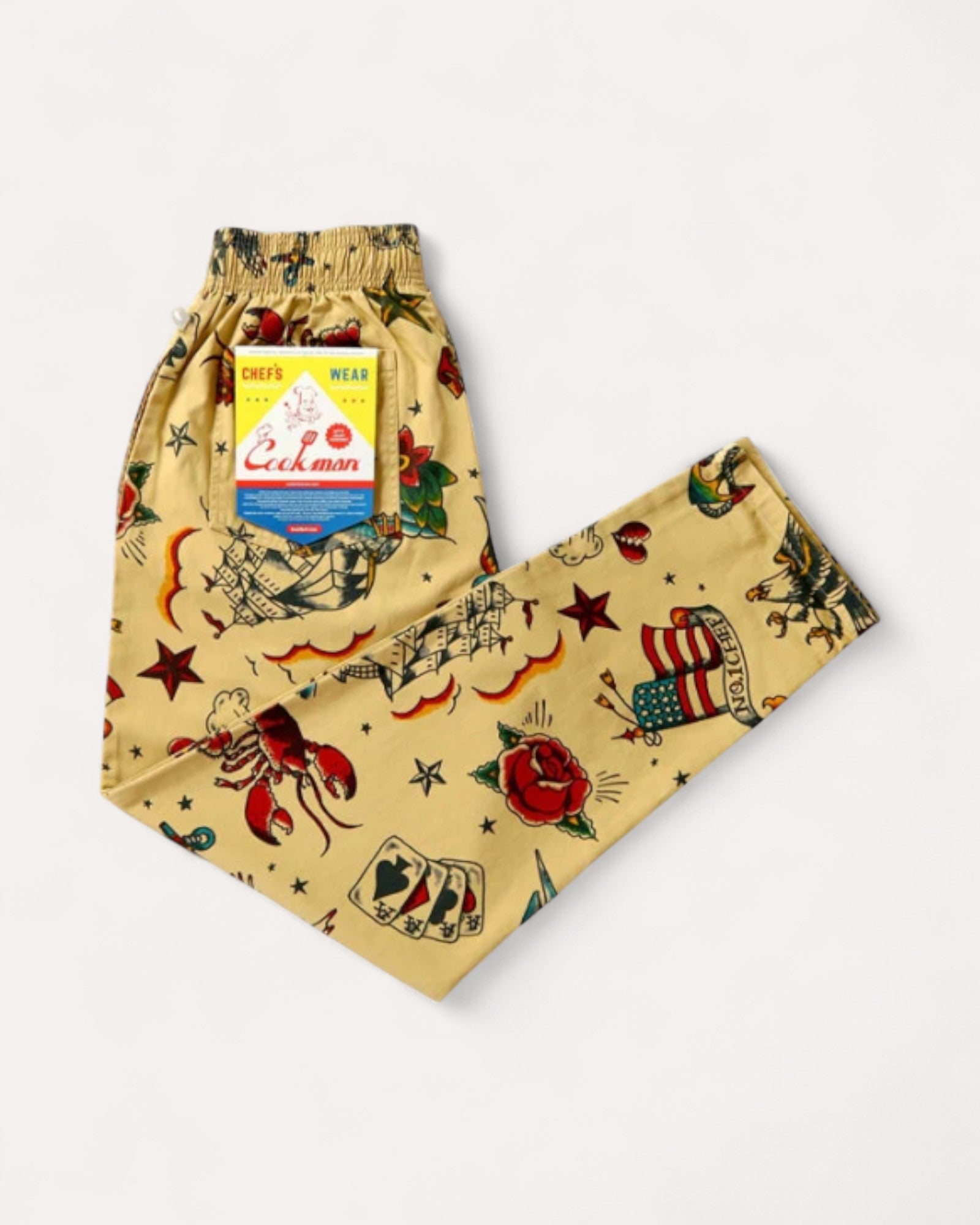 Pantalon Cookman Chef Pant "Old Tattoo" x Marie
