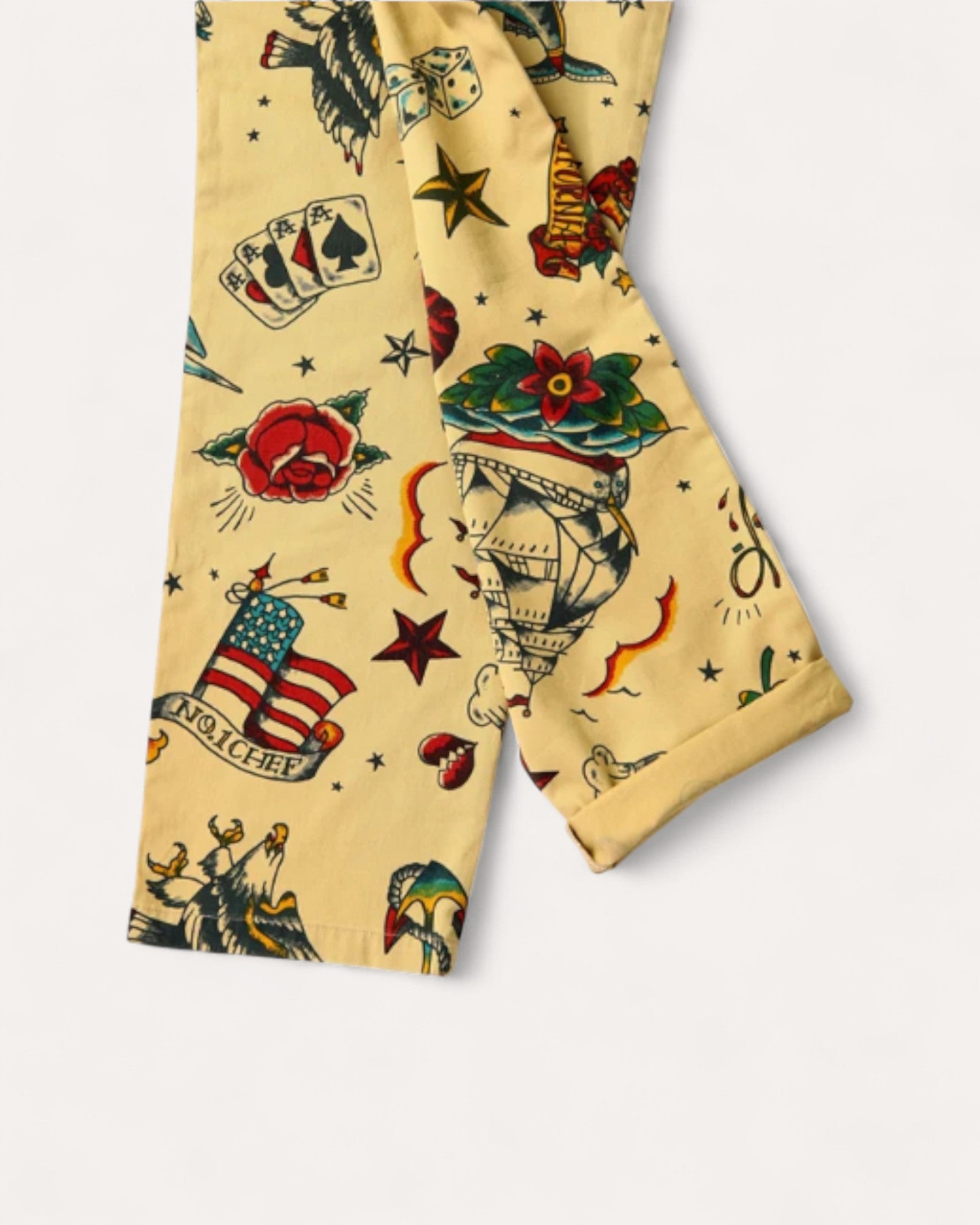 Pantalon Cookman Chef Pant "Old Tattoo" x Marie