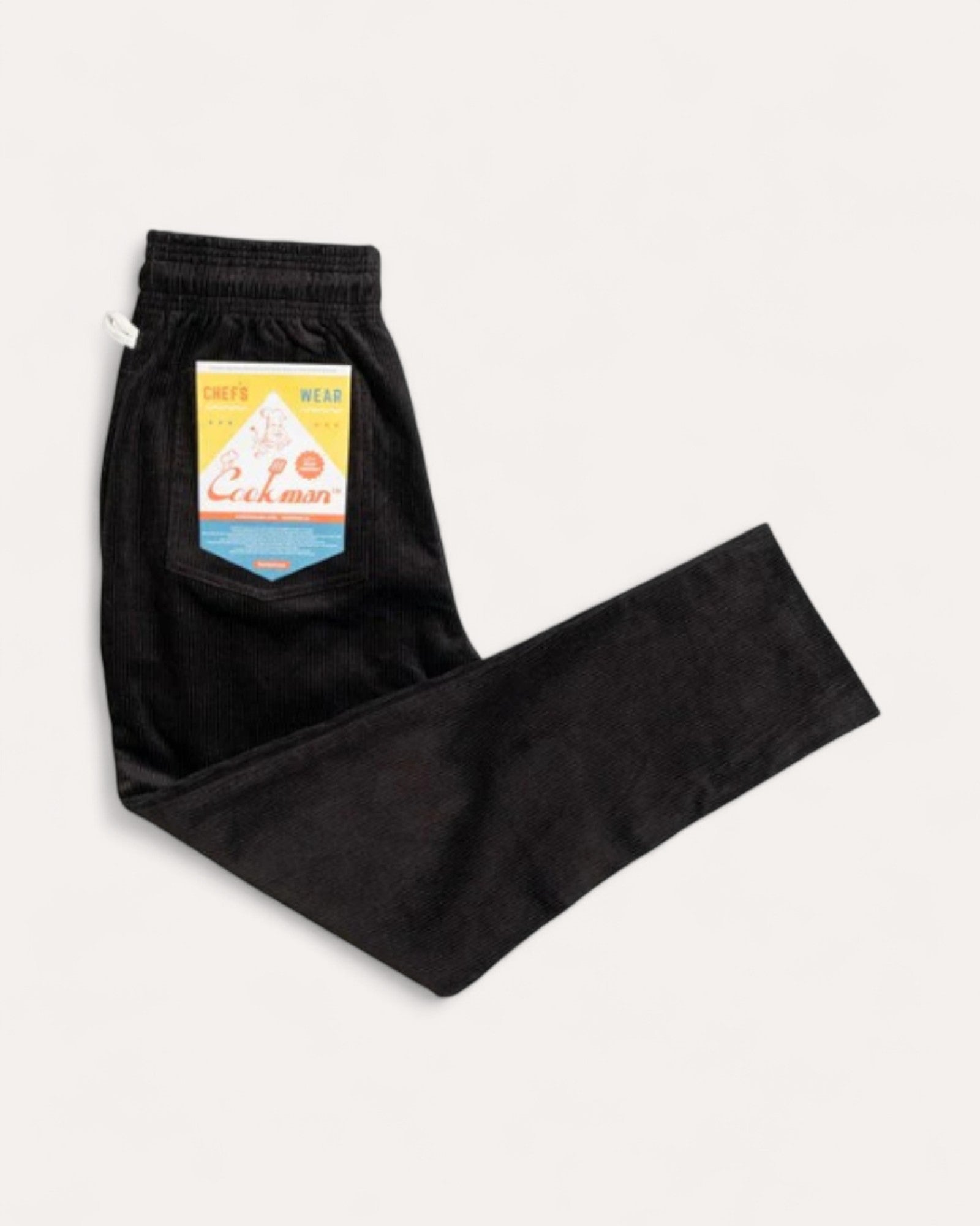 Pantalon Cookman Chef Pant Velours Noir