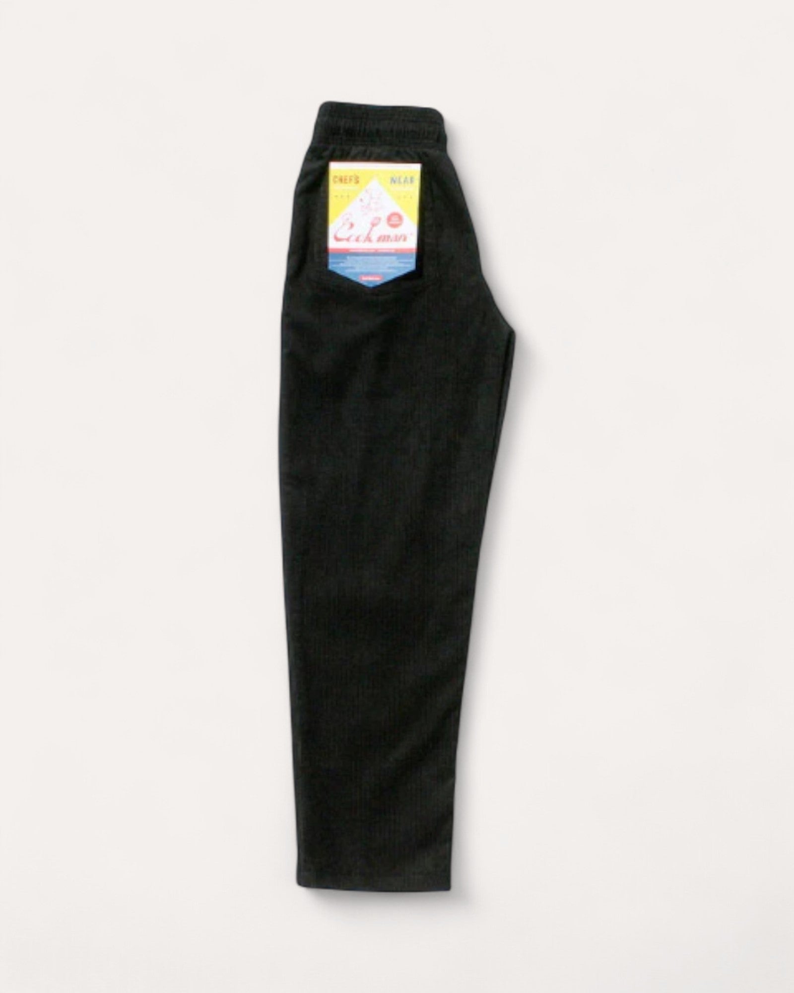 Pantalon Cookman Chef Pant Velours Noir