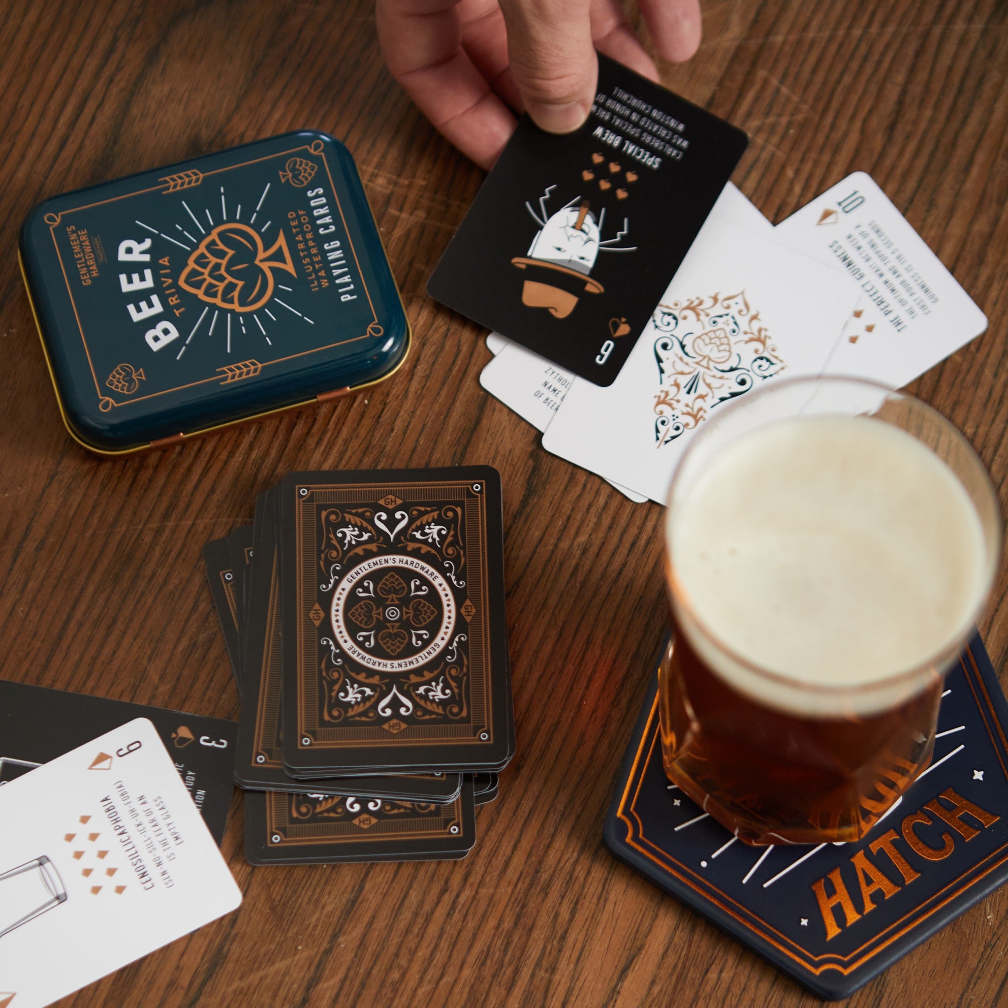 Jeu de cartes bière