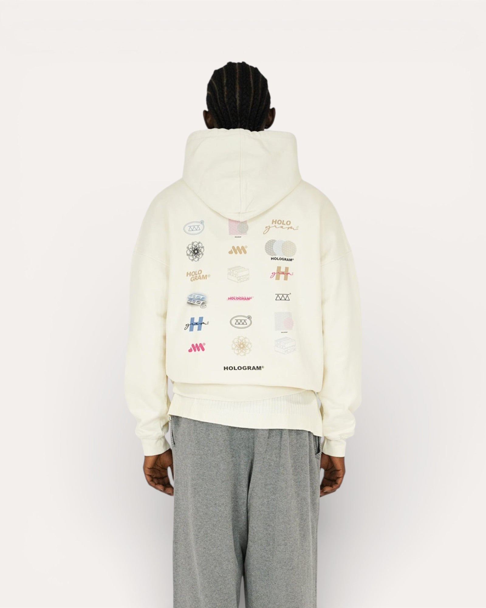 Hoodie Hologram Unit Beige