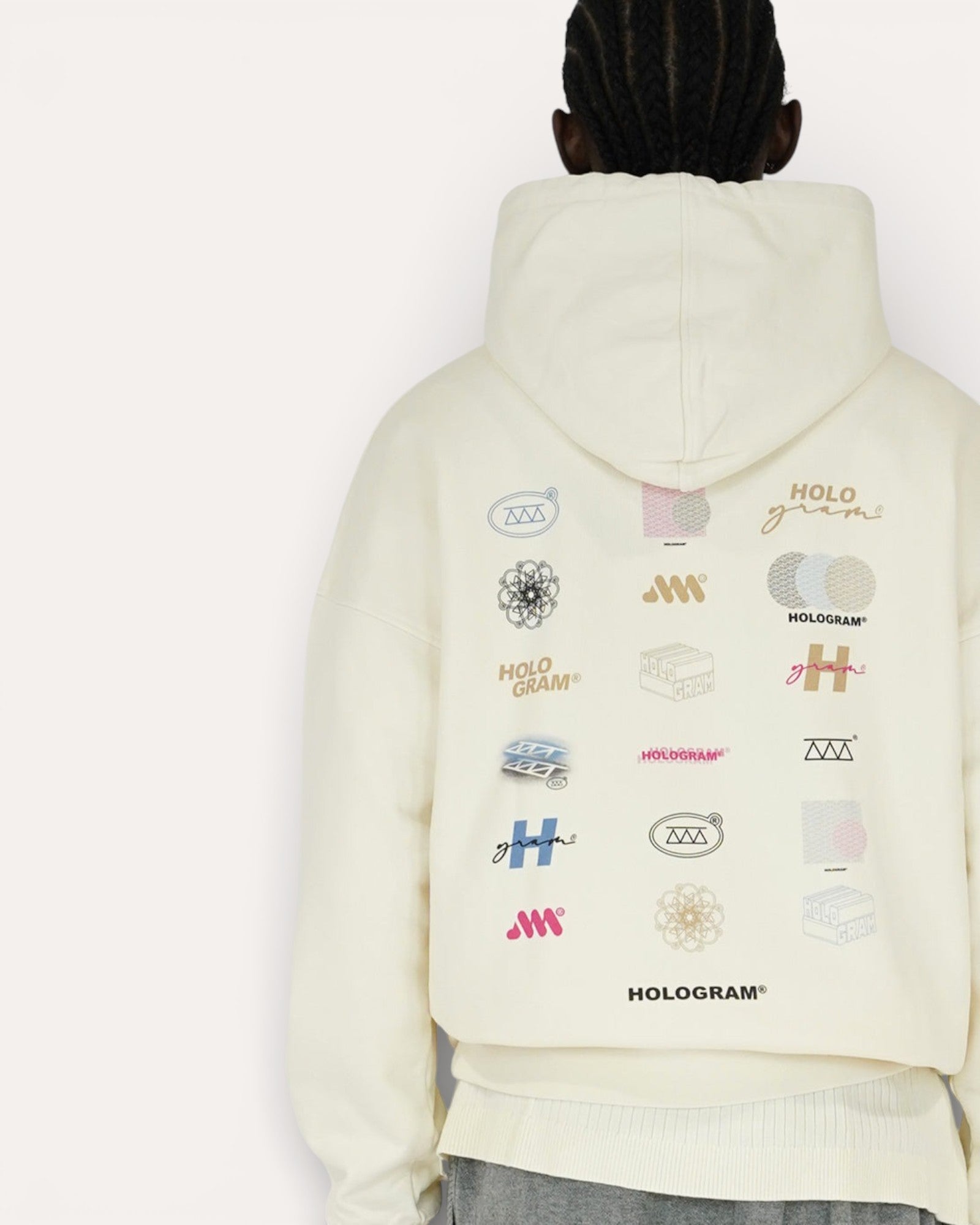 Hoodie Hologram Unit Beige