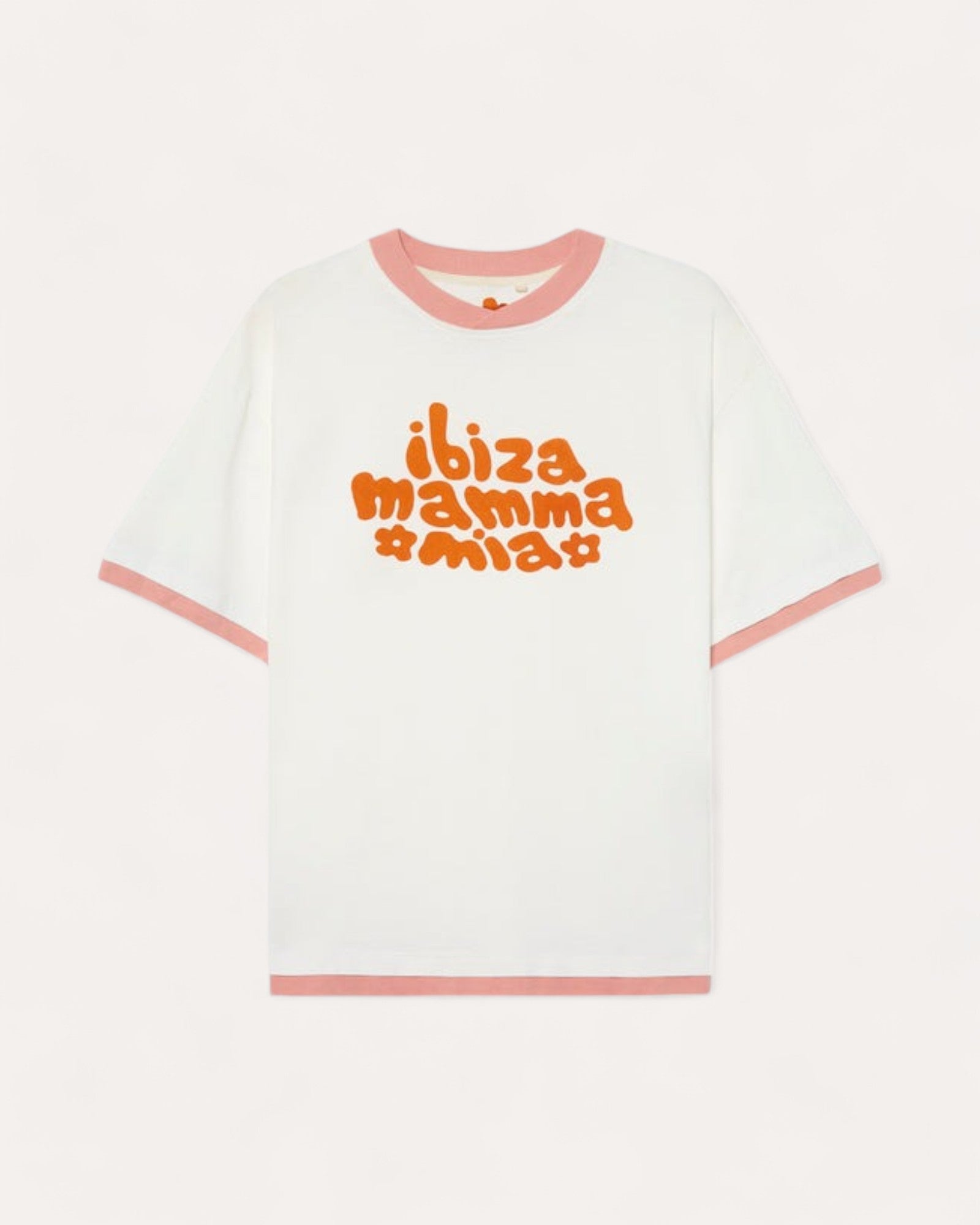 T-shirt Ibiza Mamma Mia off white