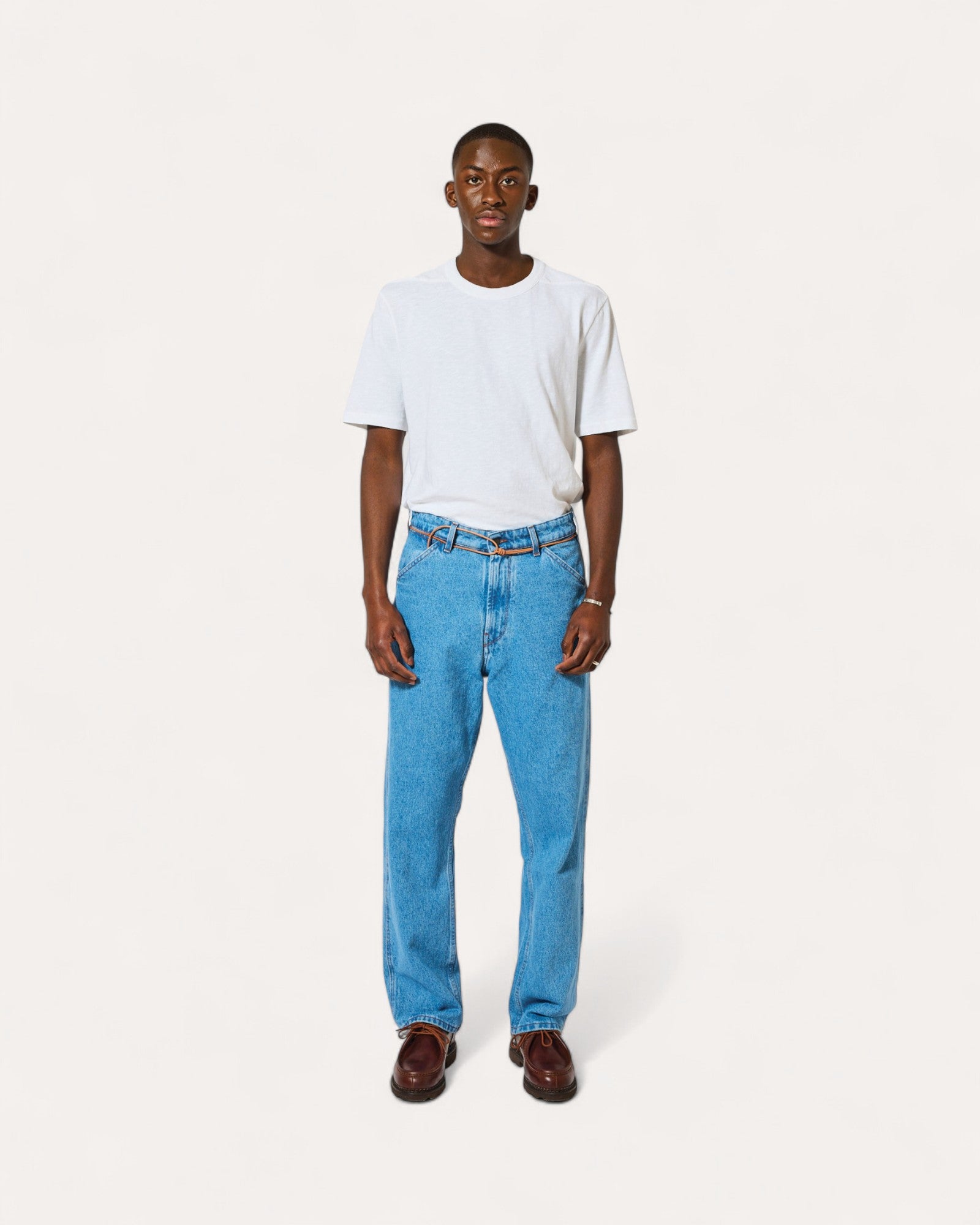 HOMECORE Jabali Algo Wide Bleached Jeans