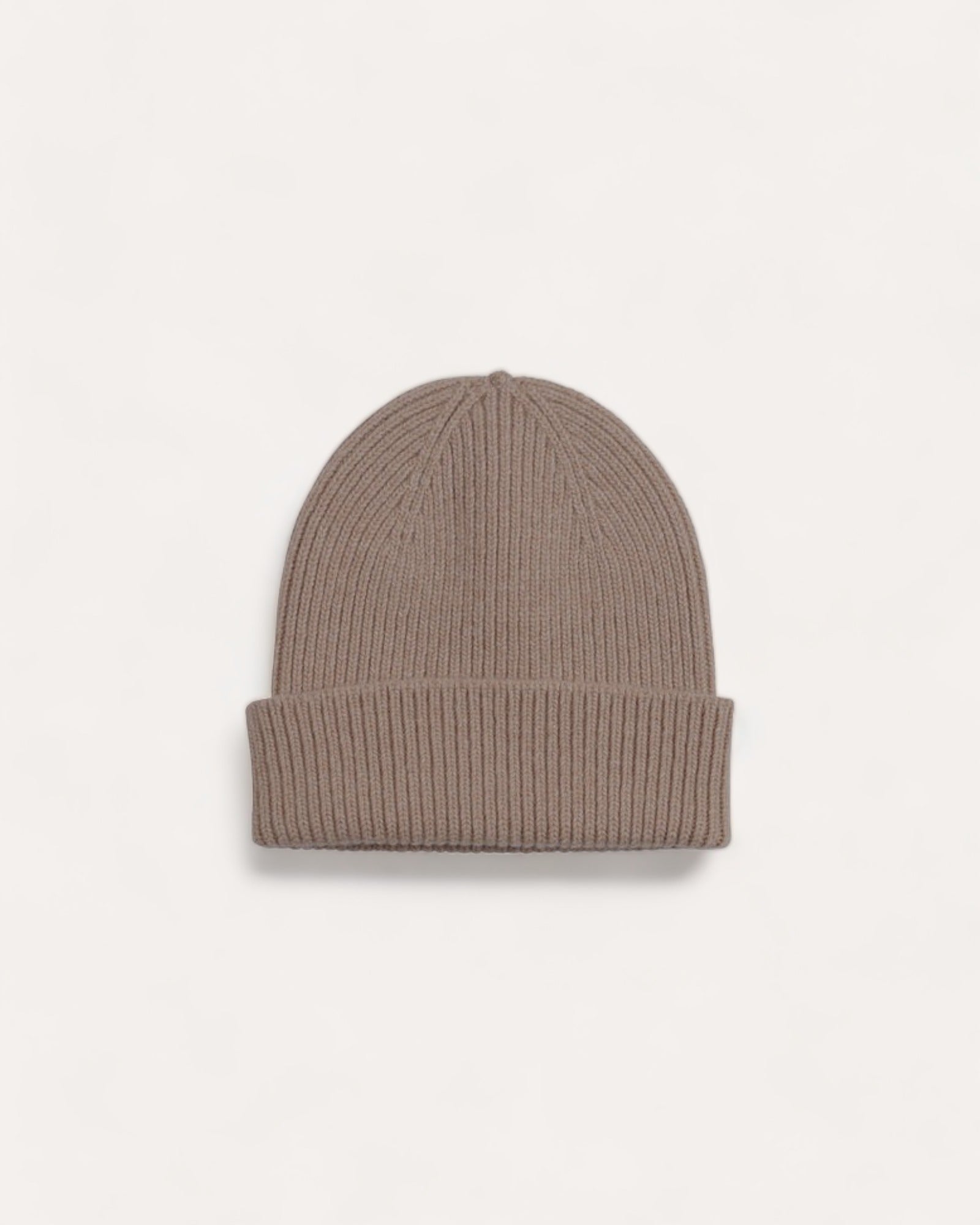 Merino wool hat - Warm Taupe