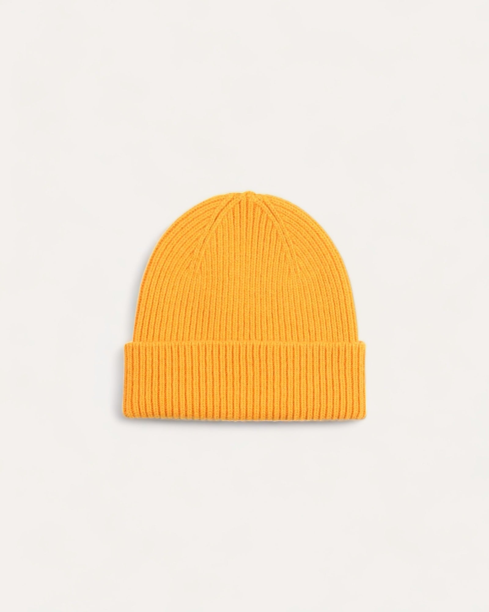 Merino wool hat - Burned Yellow