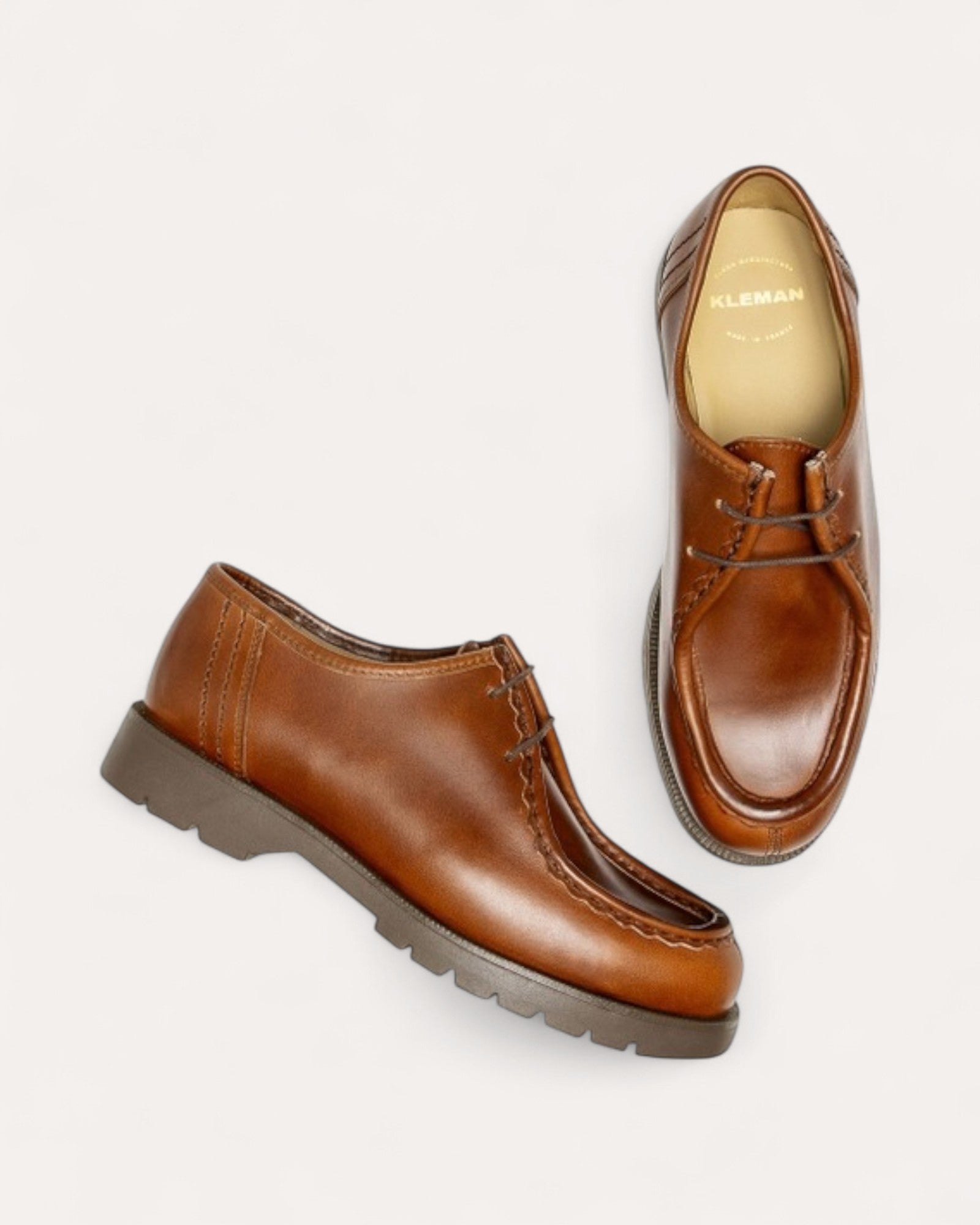 Derbies KLEMAN PADROR TH Cognac