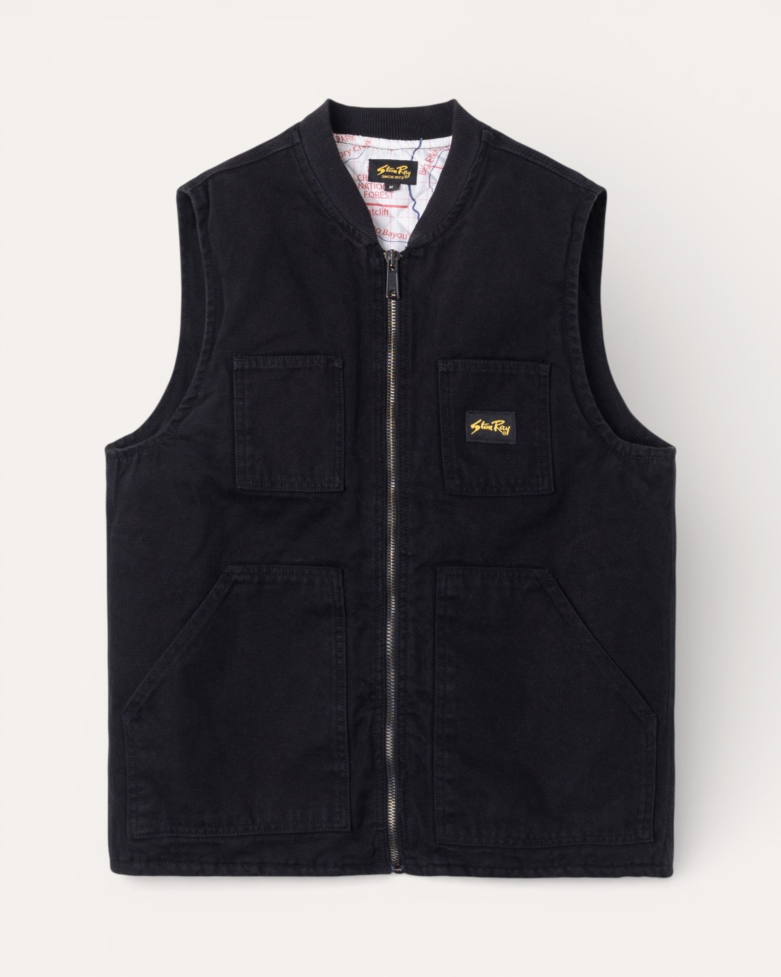 Pork Chop Vest Black Stan Ray