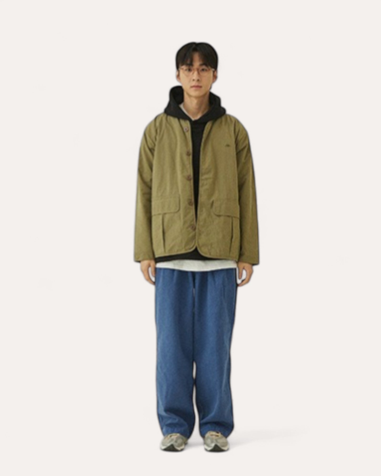 Reversible Utility Jacket Kaki