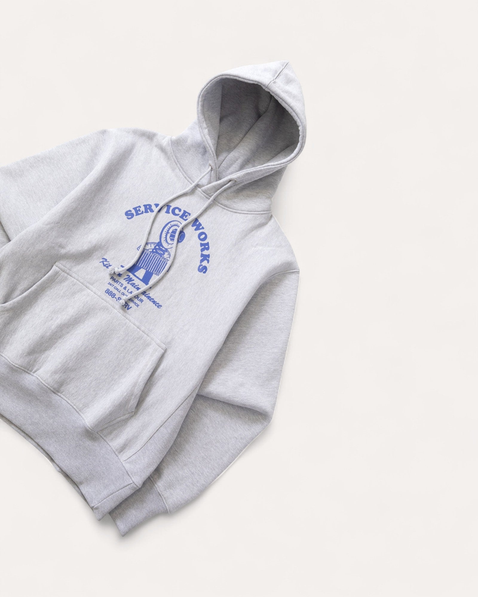 Service Works Hoodie Maintenance Gray