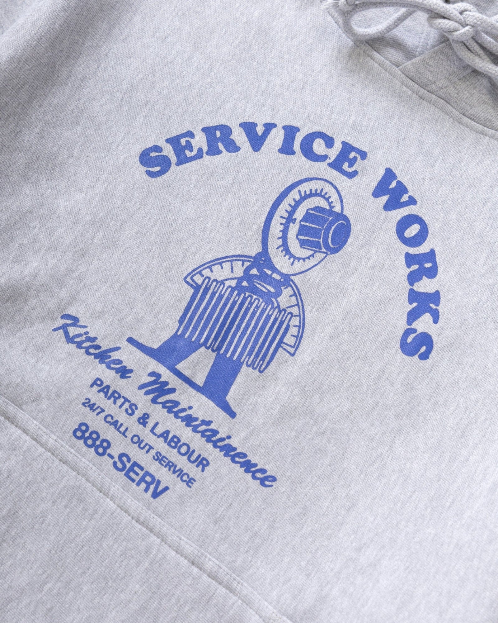 Service Works Hoodie Maintenance Gray