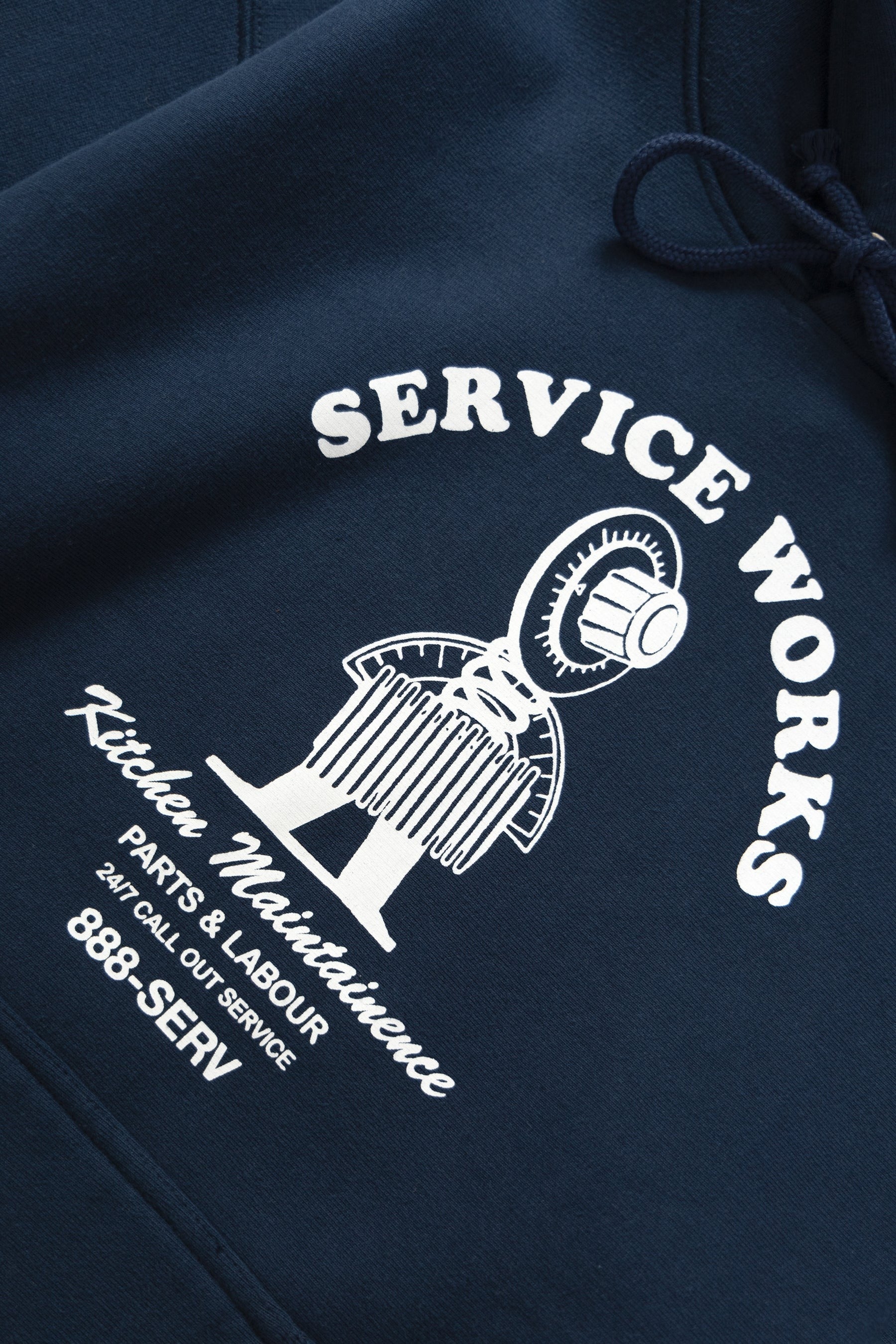 Service Works Hoodie Maintenance Navy