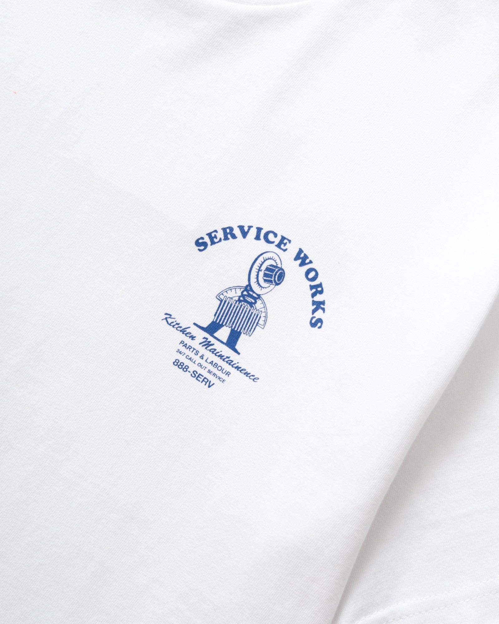 Service Works Maintenance T-Shirt White