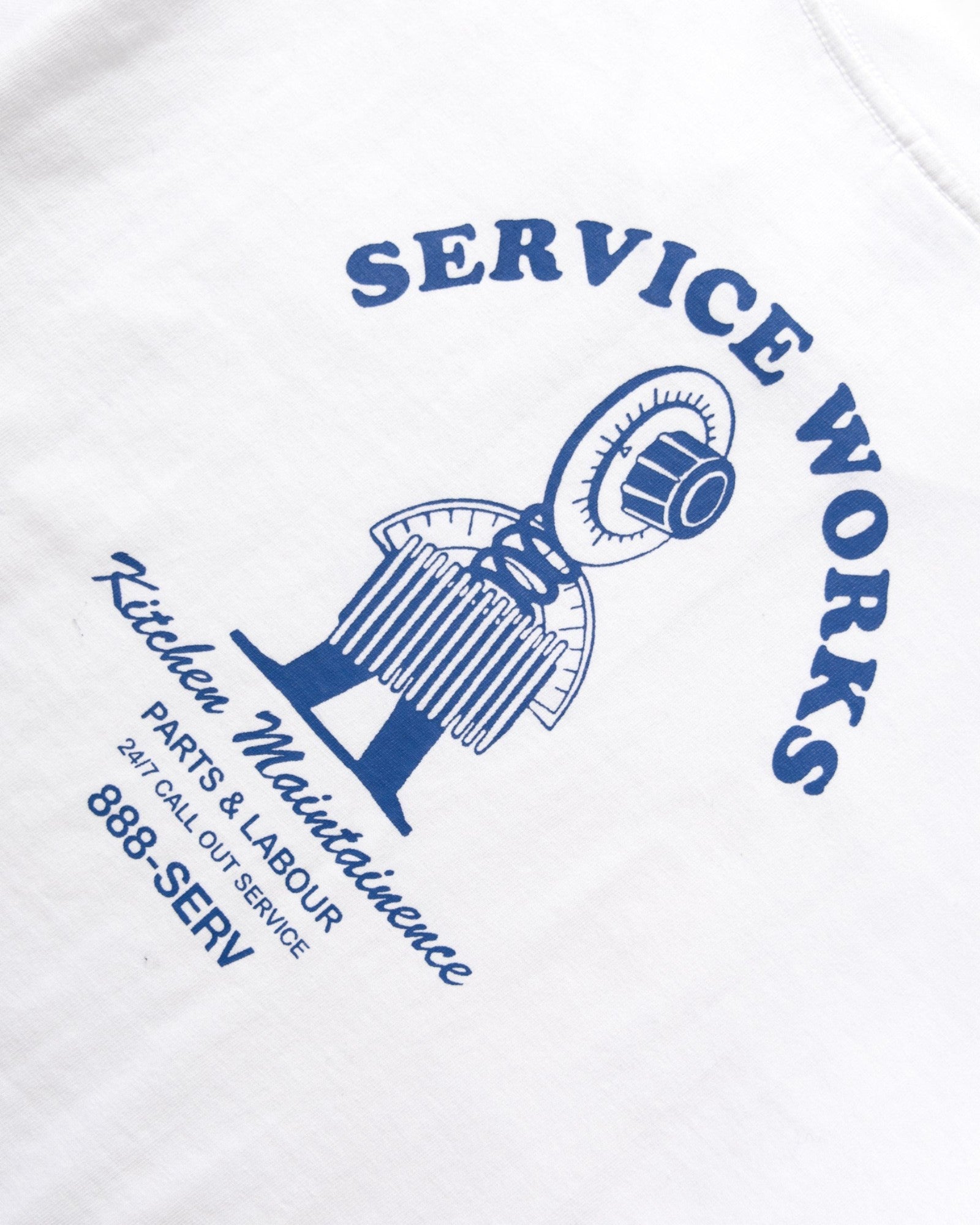 Service Works Maintenance T-Shirt White