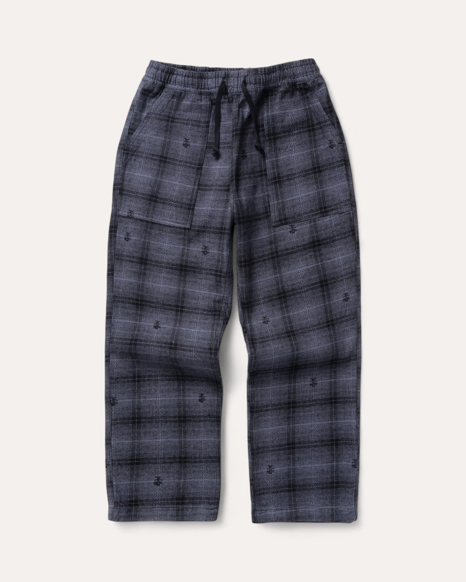 Service Works Thistle Plaid Chef Pants - Black