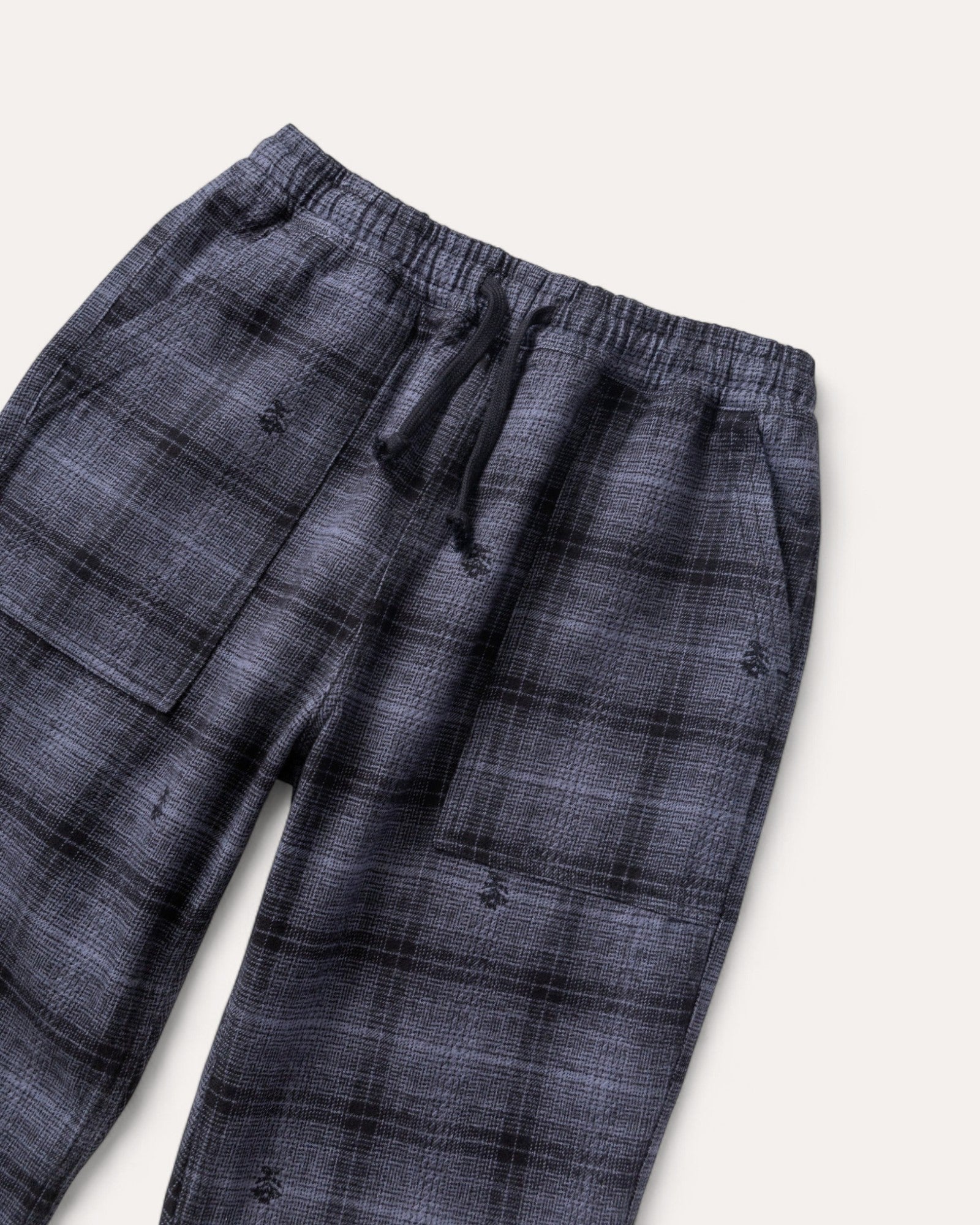 Service Works Thistle Plaid Chef Pants - Black