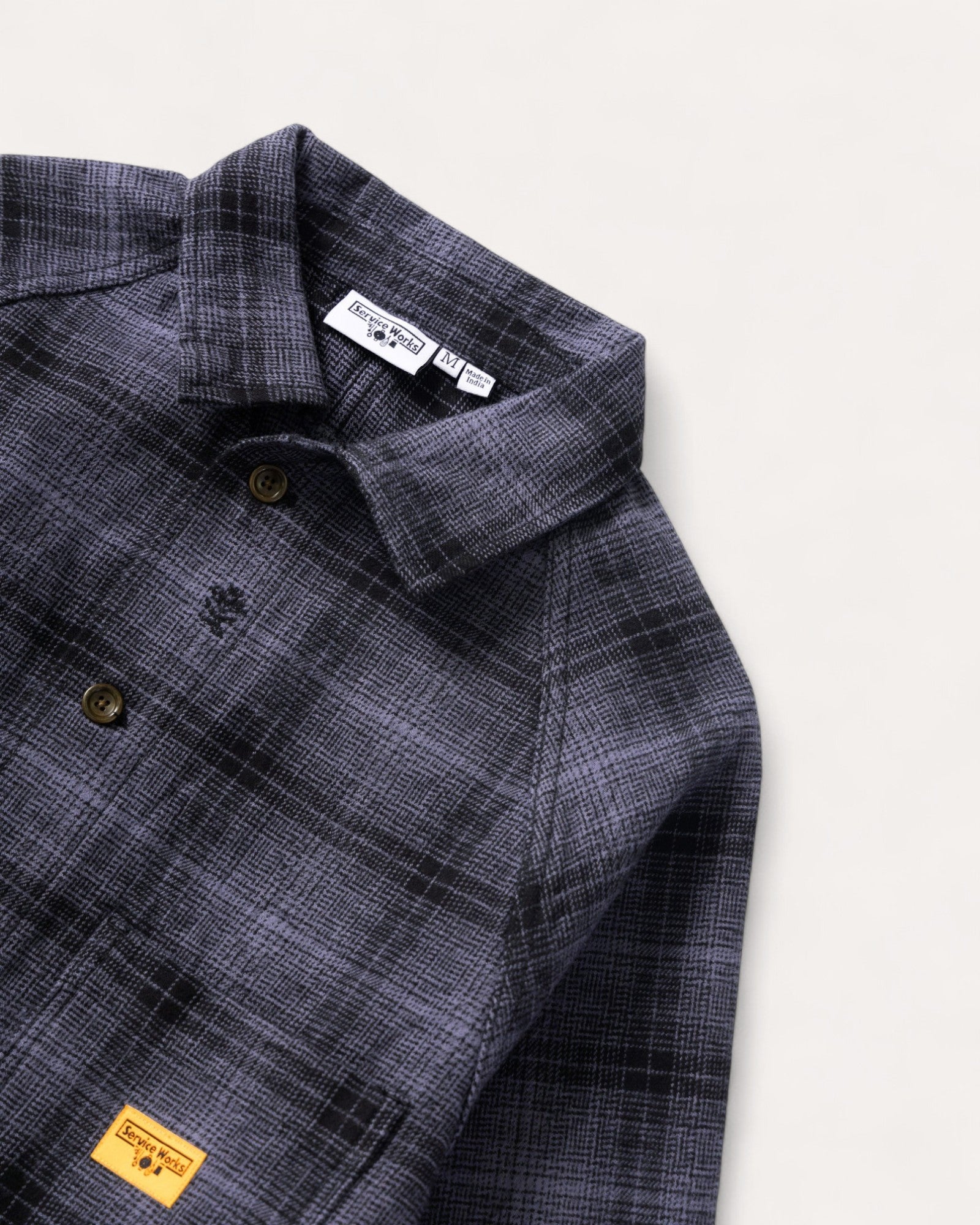 Service Works Thistle Plaid Front Of House Jacket - Black