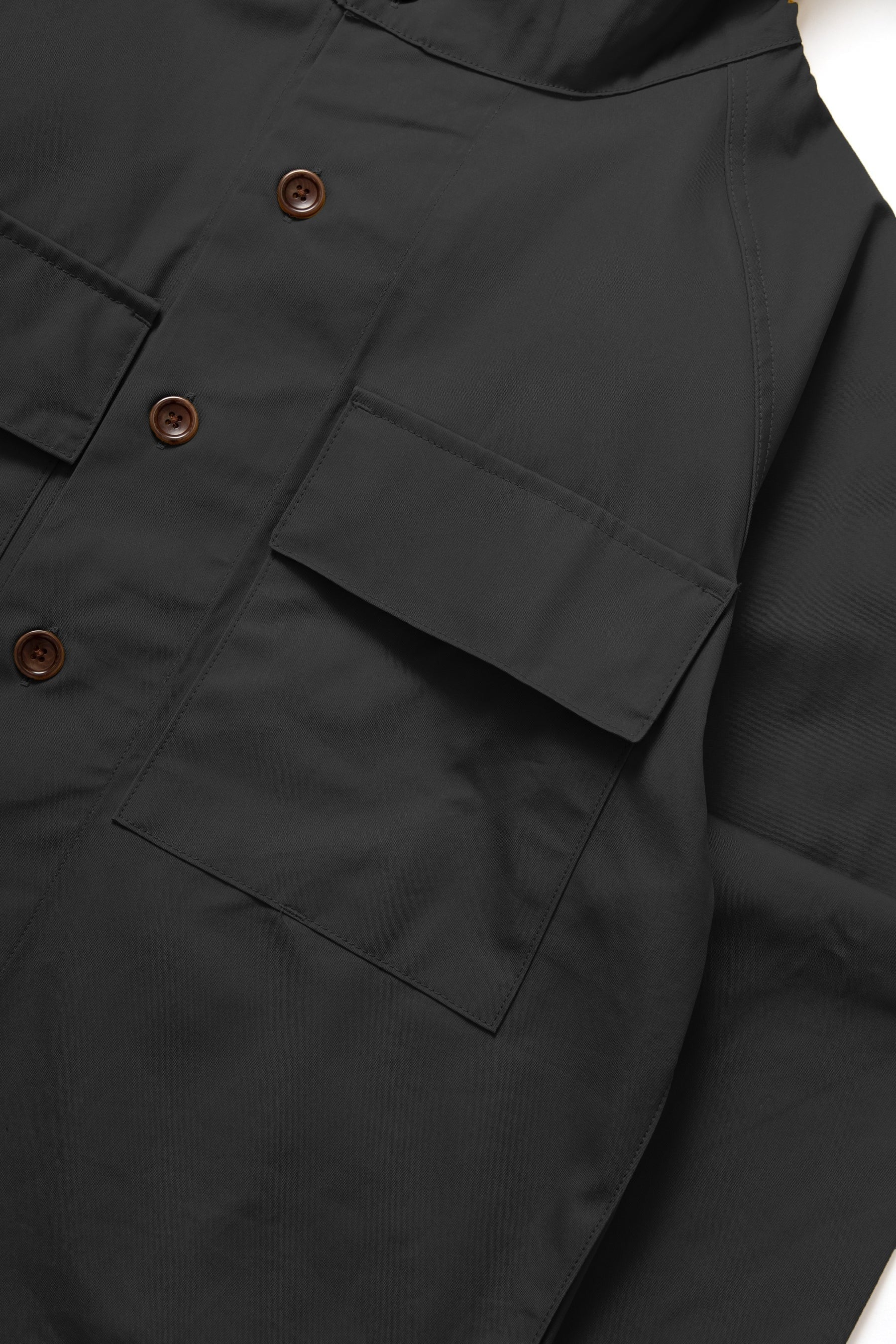 Service Works Waxed Cotton Allotment Parka - Black
