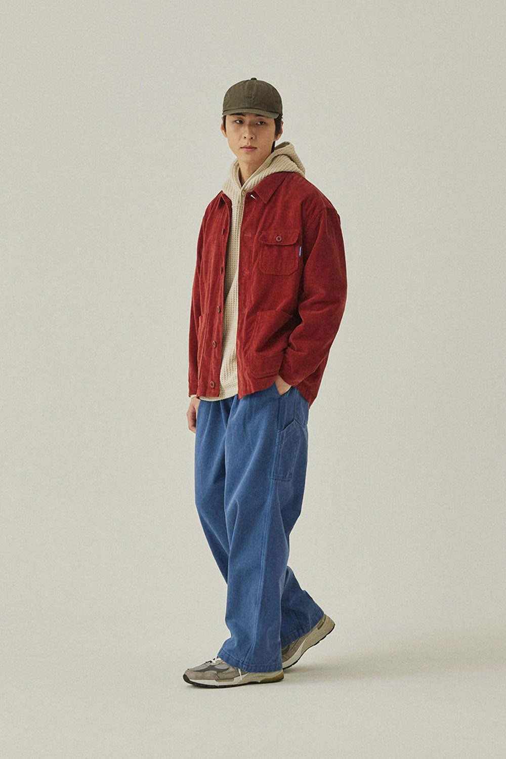 Pantalon Two Tuck Wide Kation Blue